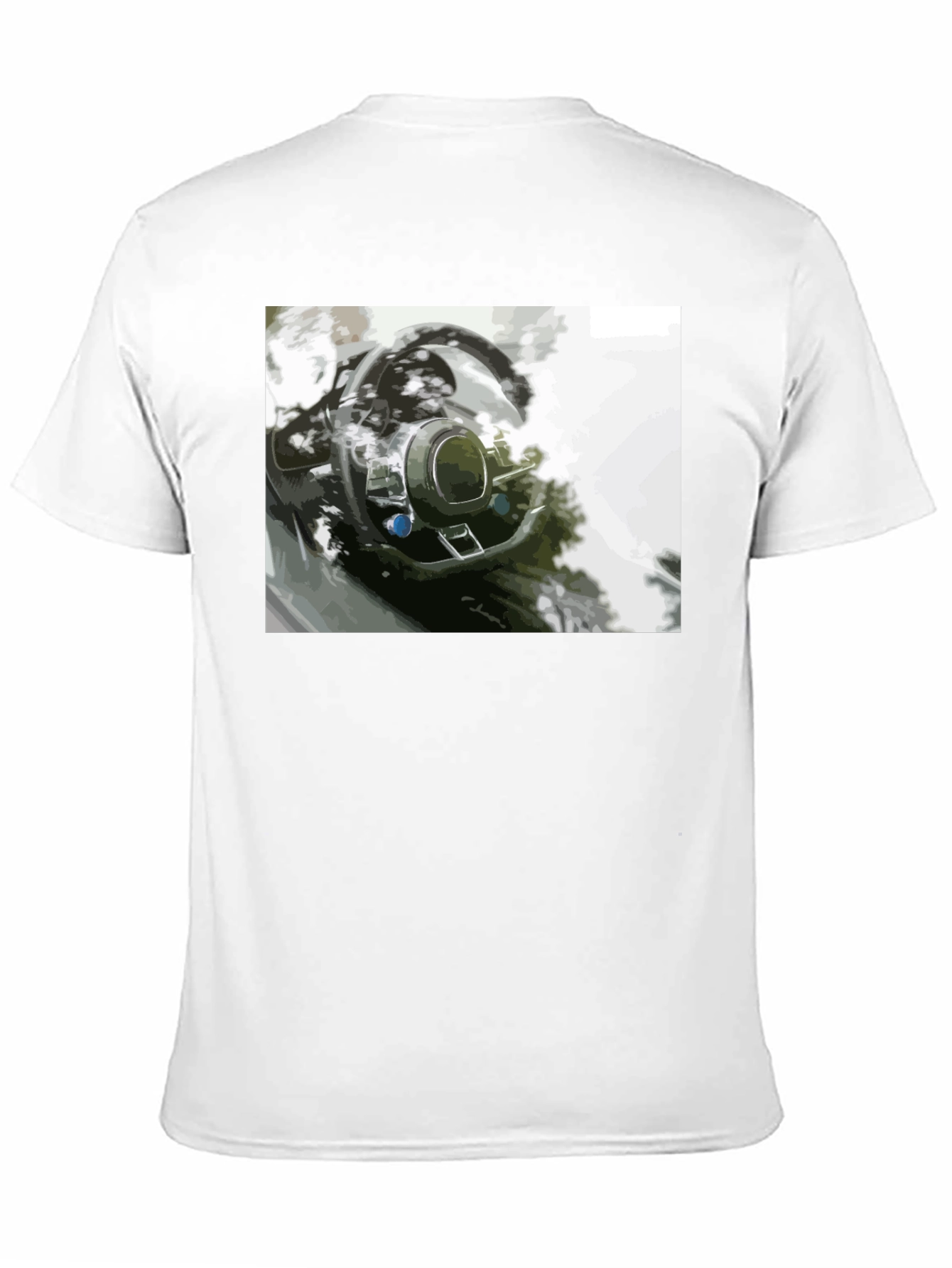Stylish Car Interior Graphic Tee