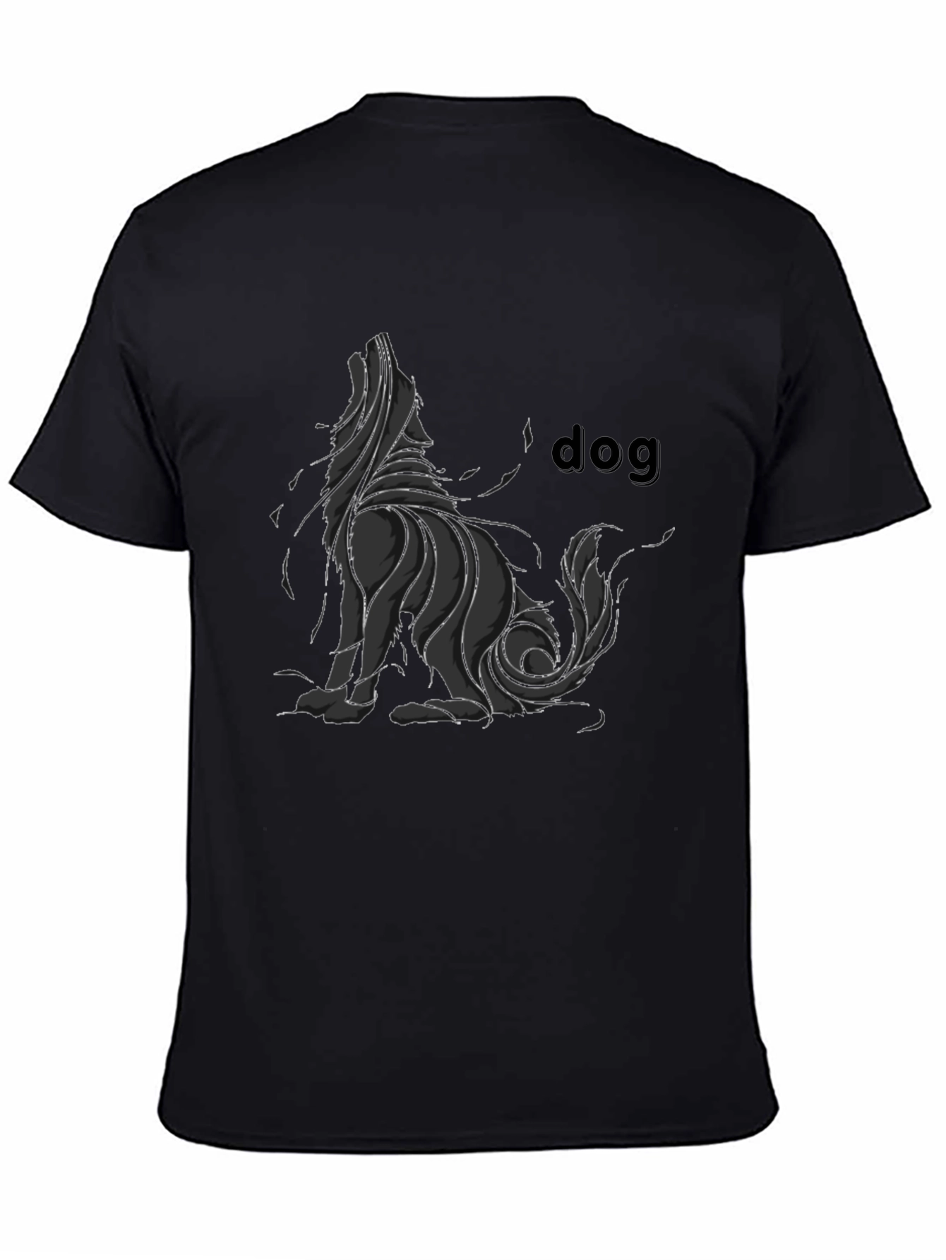 Black Dog Graphic T-Shirt