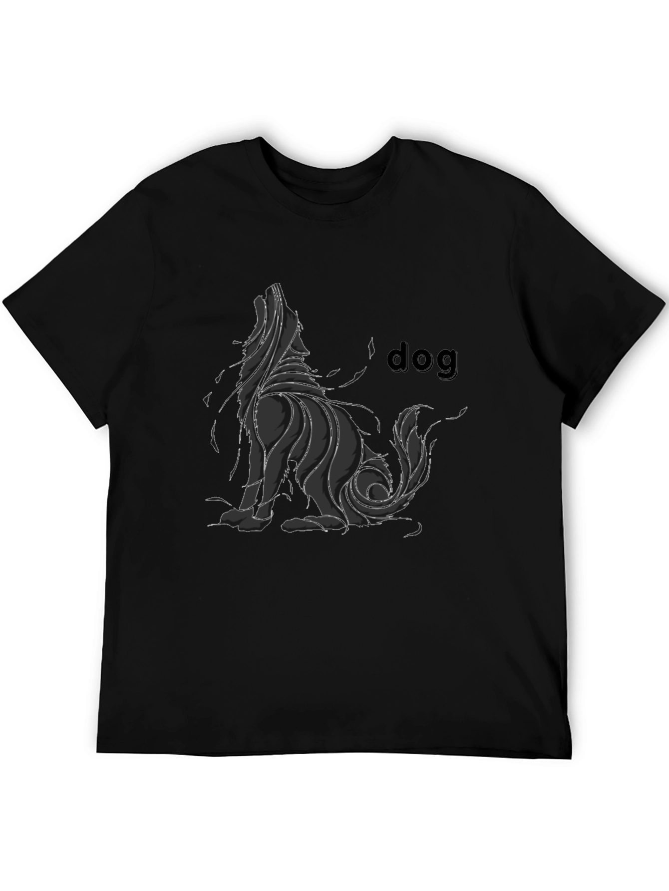 Black Dog Graphic T-Shirt