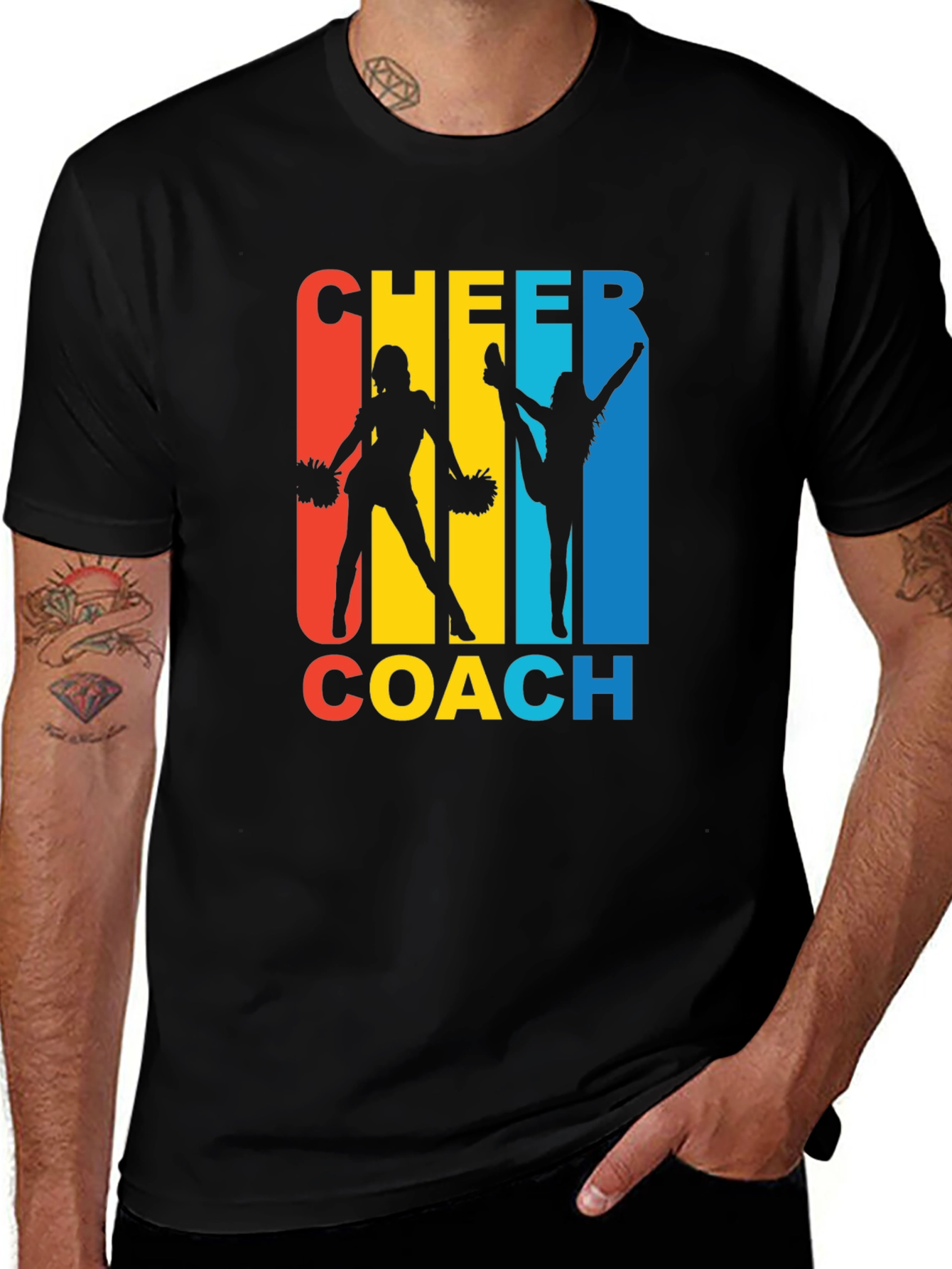 Cheer Coach Graphic T-Shirt