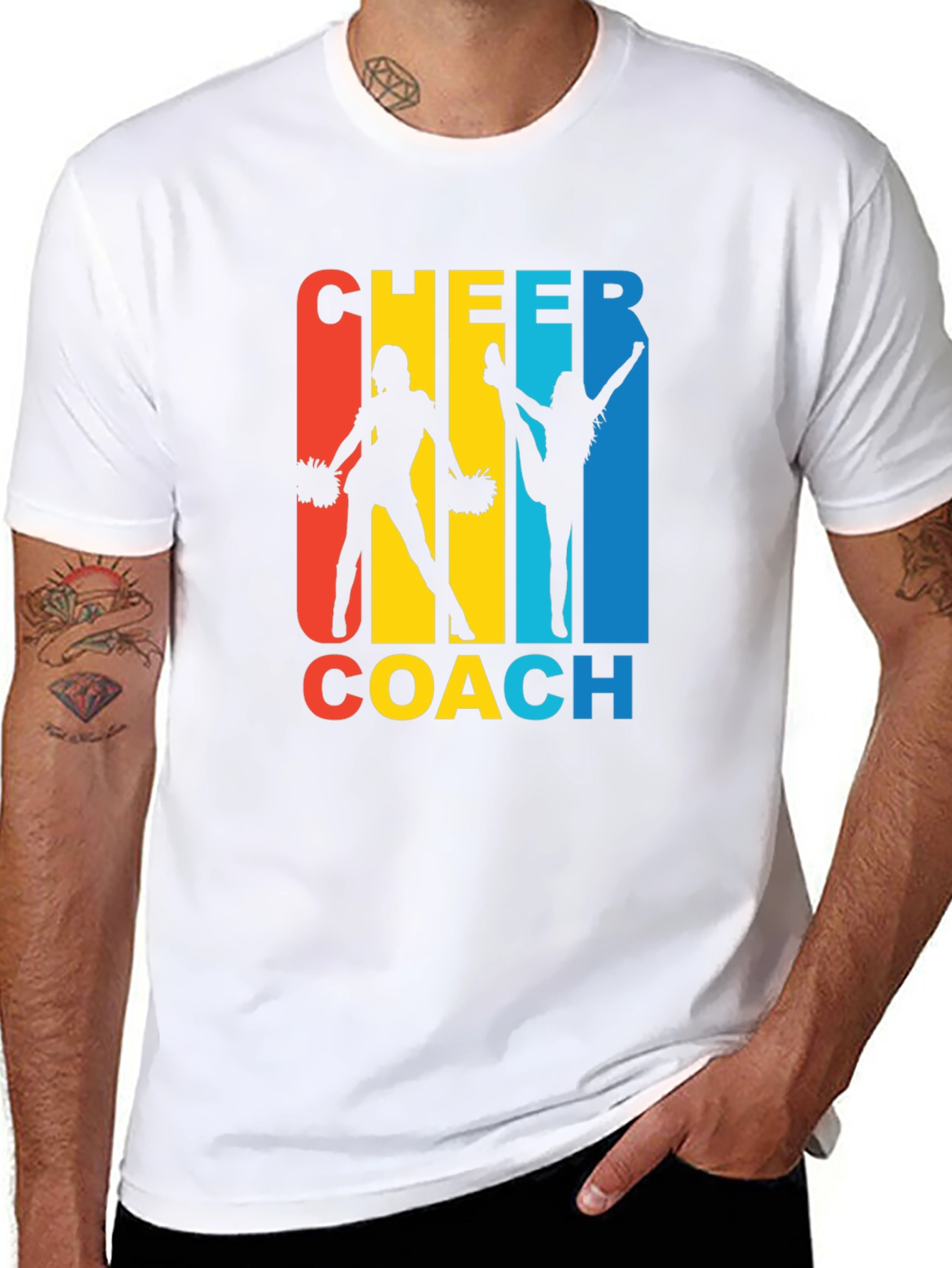 Cheer Coach Graphic T-Shirt