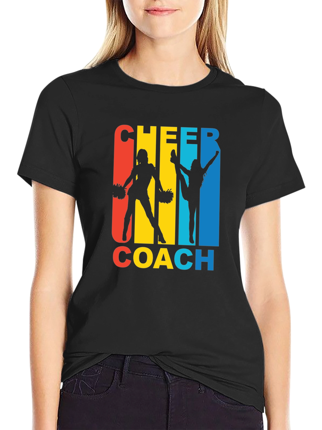 Cheer Coach Graphic T-Shirt