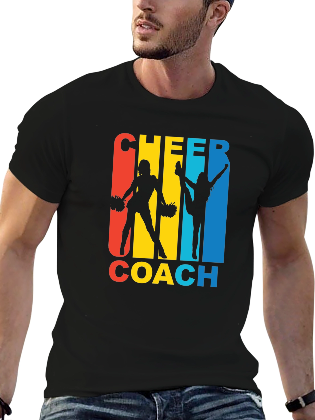 Cheer Coach Graphic T-Shirt