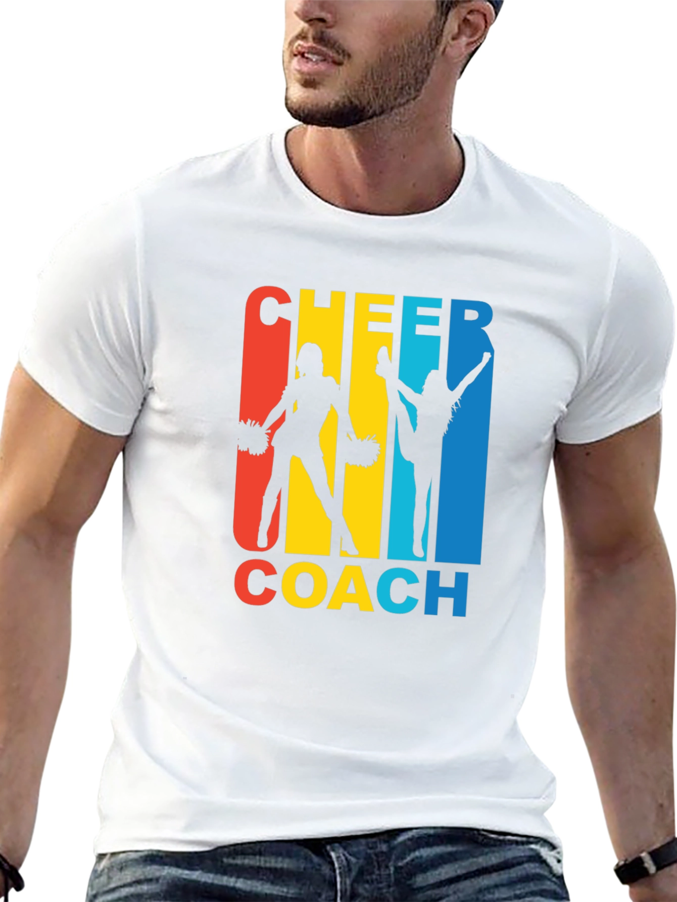 Cheer Coach Graphic T-Shirt