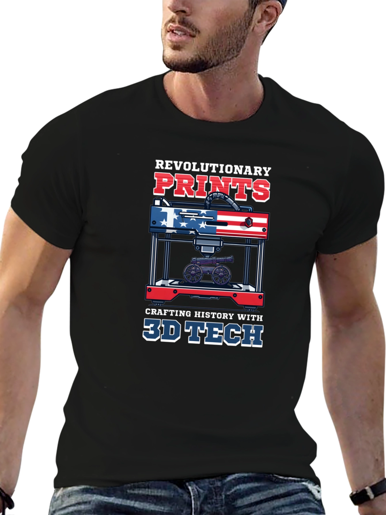 Revolutionary Prints 3D Tech T-Shirt
