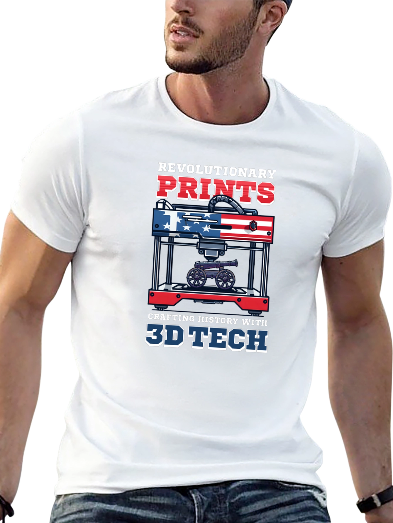 Revolutionary Prints 3D Tech T-Shirt