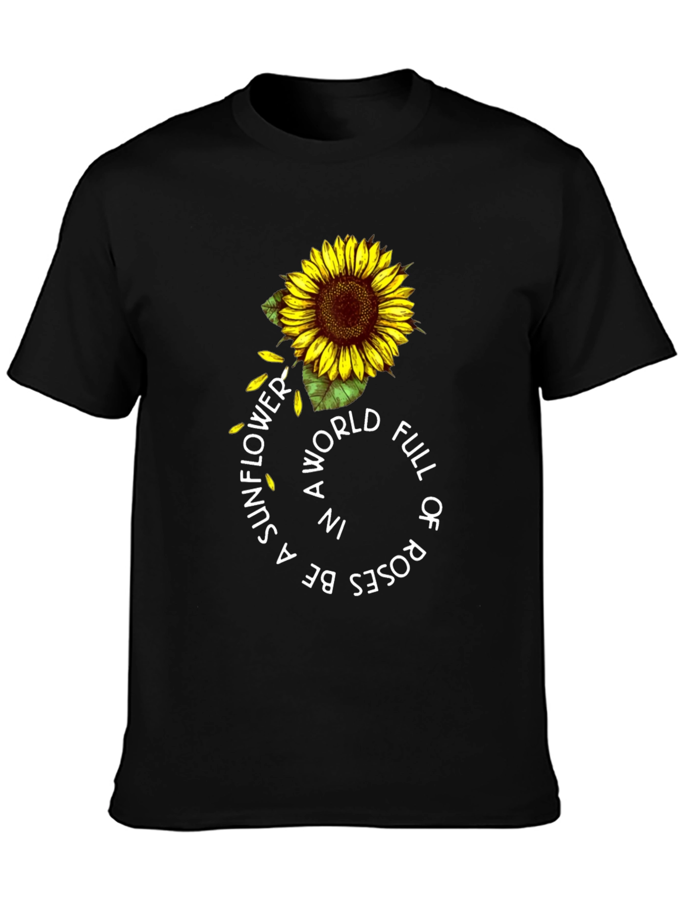 Sunflower Graphic T-Shirt - Be a Sunflower