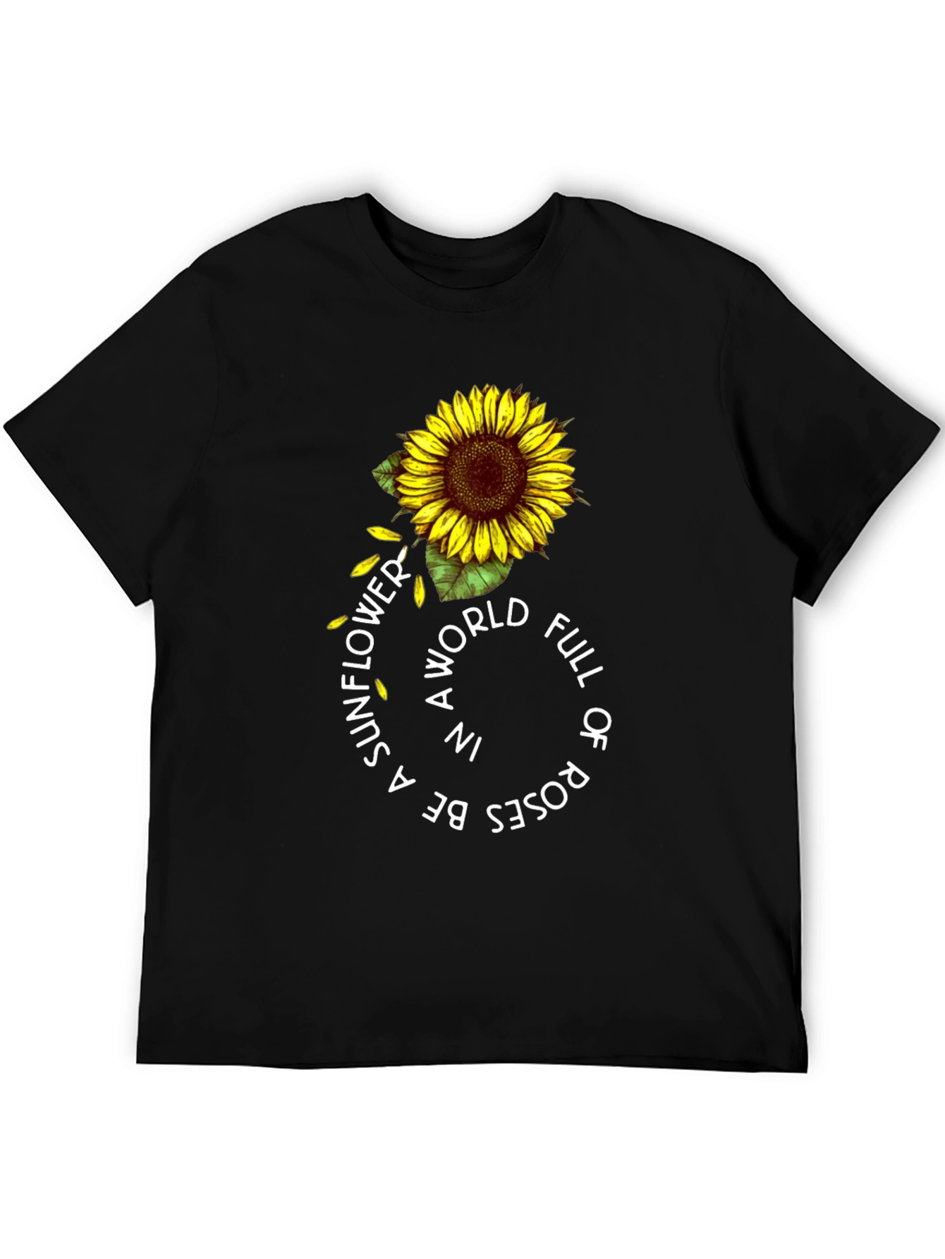 Sunflower Graphic T-Shirt - Be a Sunflower
