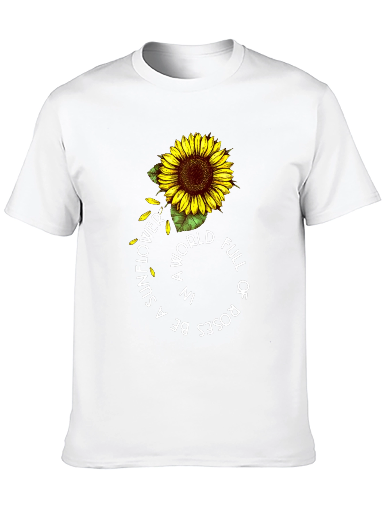 Sunflower Graphic T-Shirt - Be a Sunflower