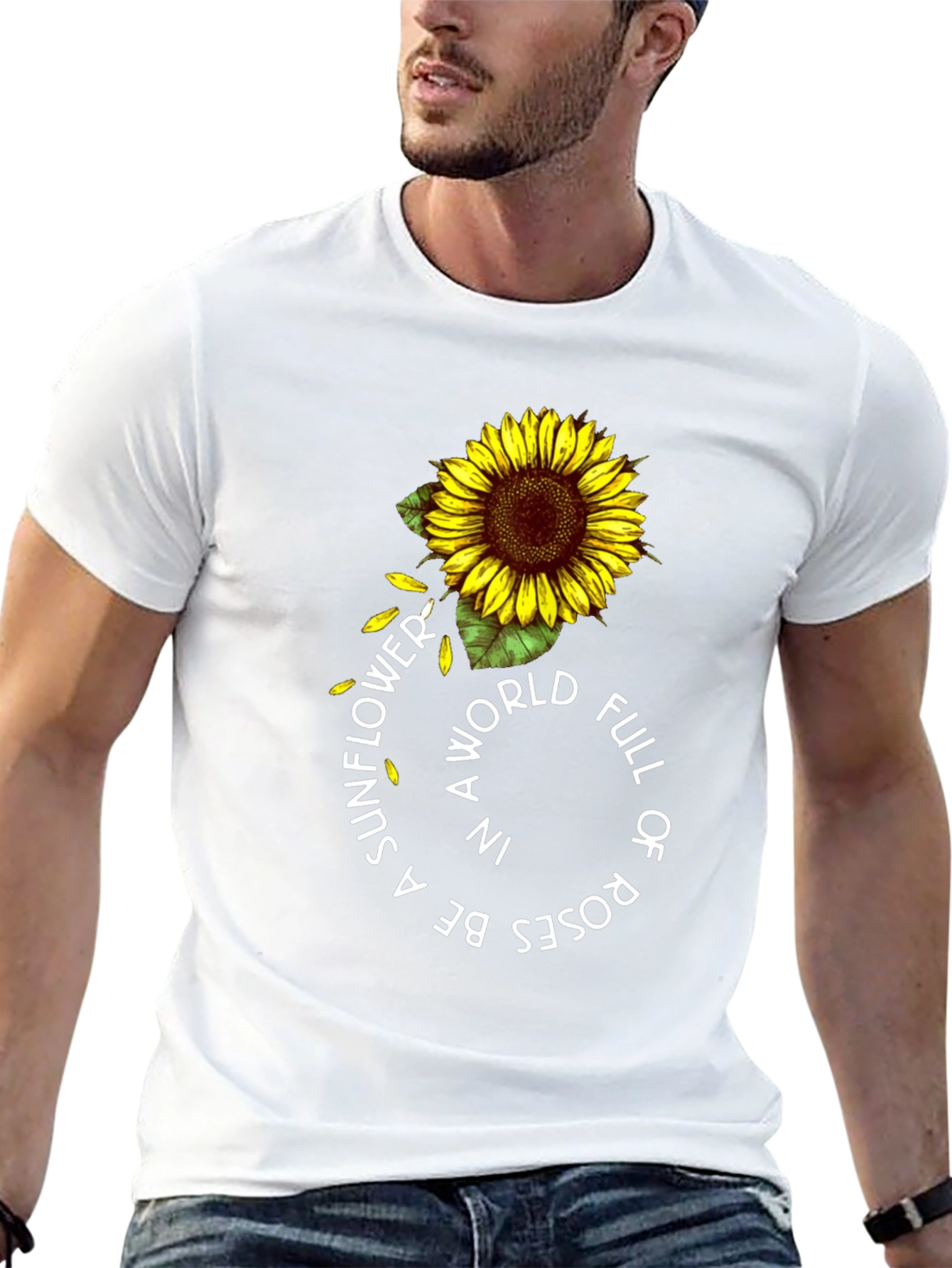 Sunflower Graphic T-Shirt - Be a Sunflower