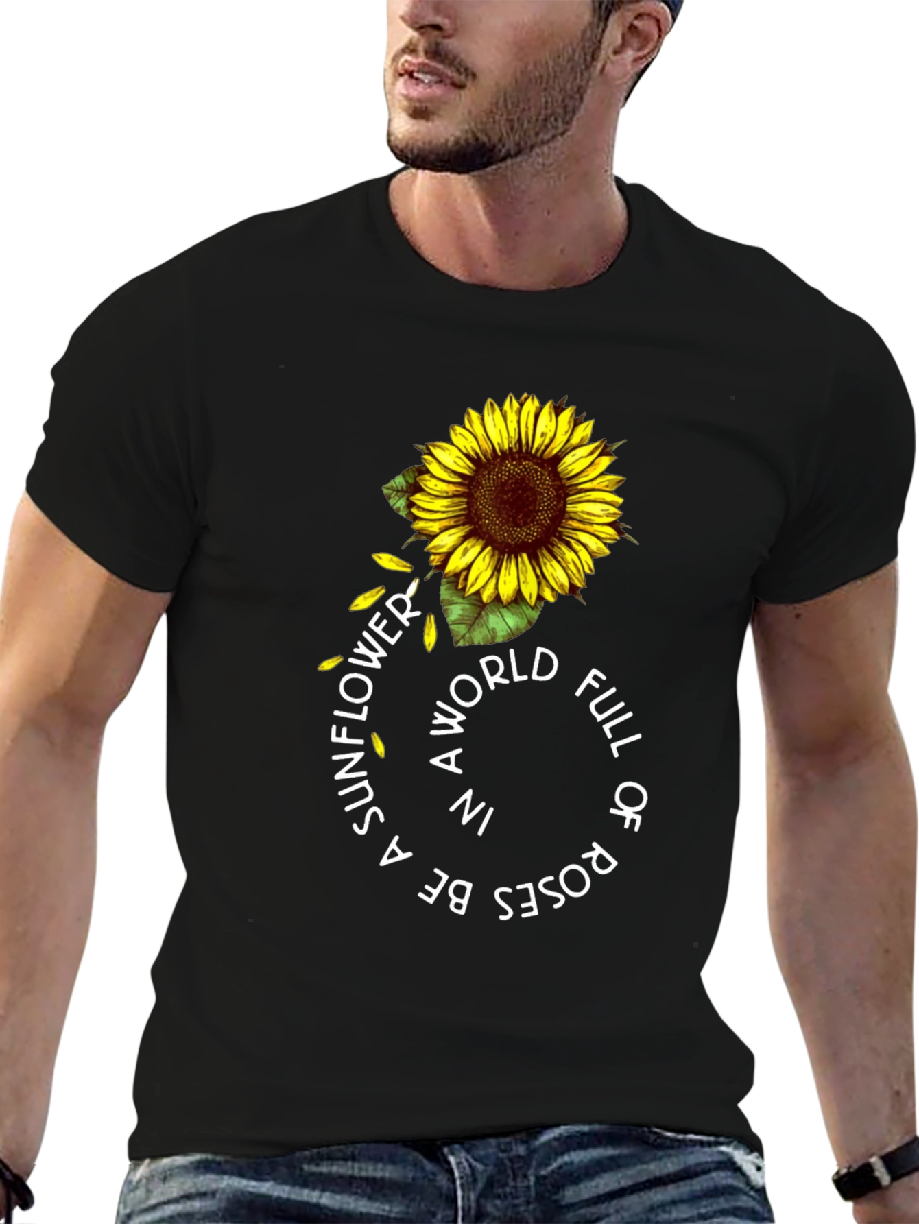 Sunflower Graphic T-Shirt - Be a Sunflower