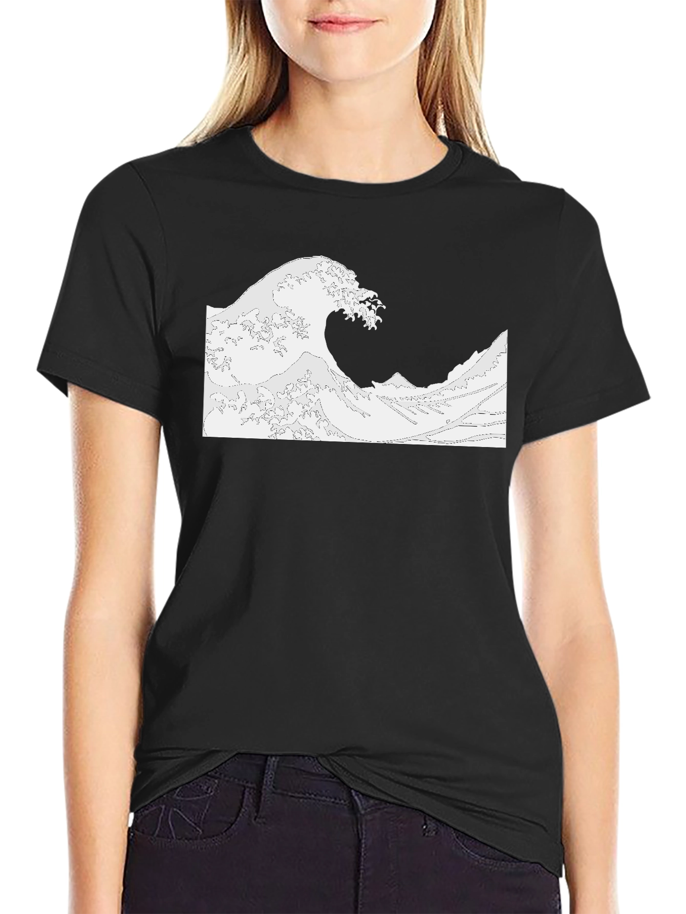 Great Wave Black T-Shirt