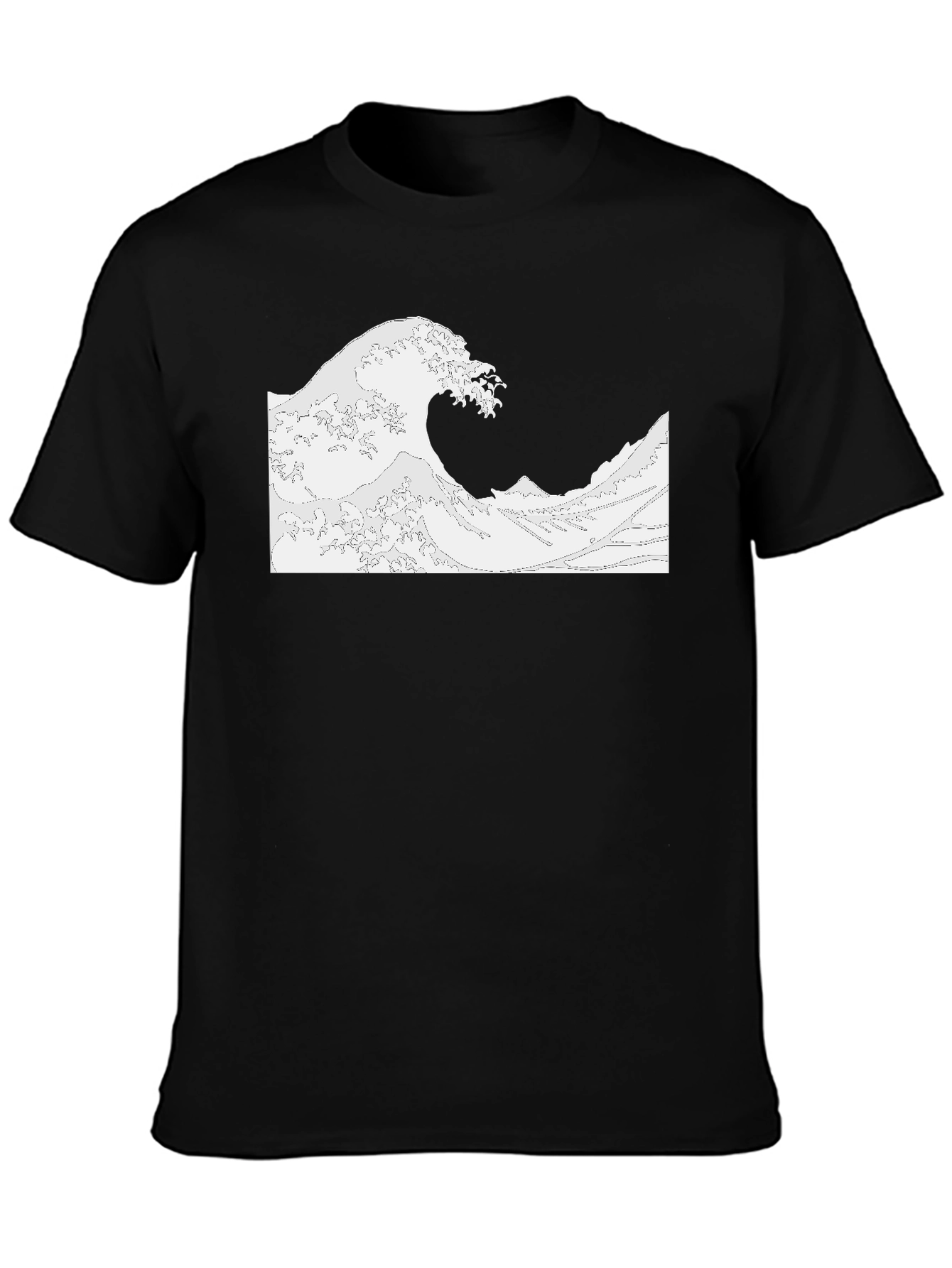 Great Wave Black T-Shirt