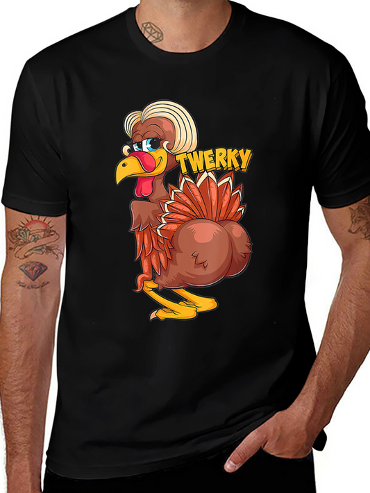 Funny Twerky Thanksgiving Turkey T-Shirt