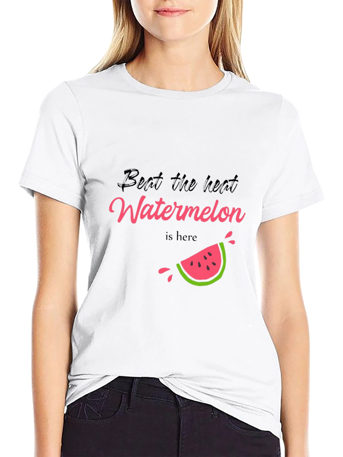 Beat the Heat Watermelon Tee - Summer Ready