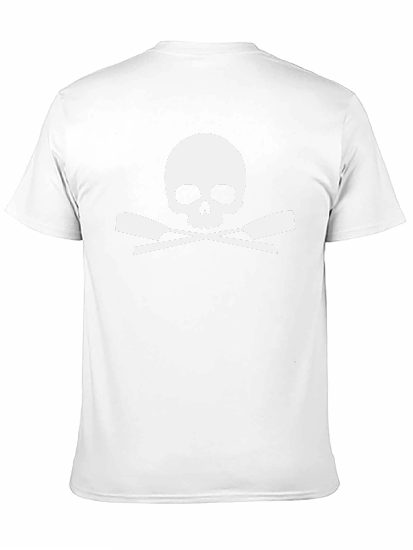 Skull & Crossed Oars Black T-Shirt