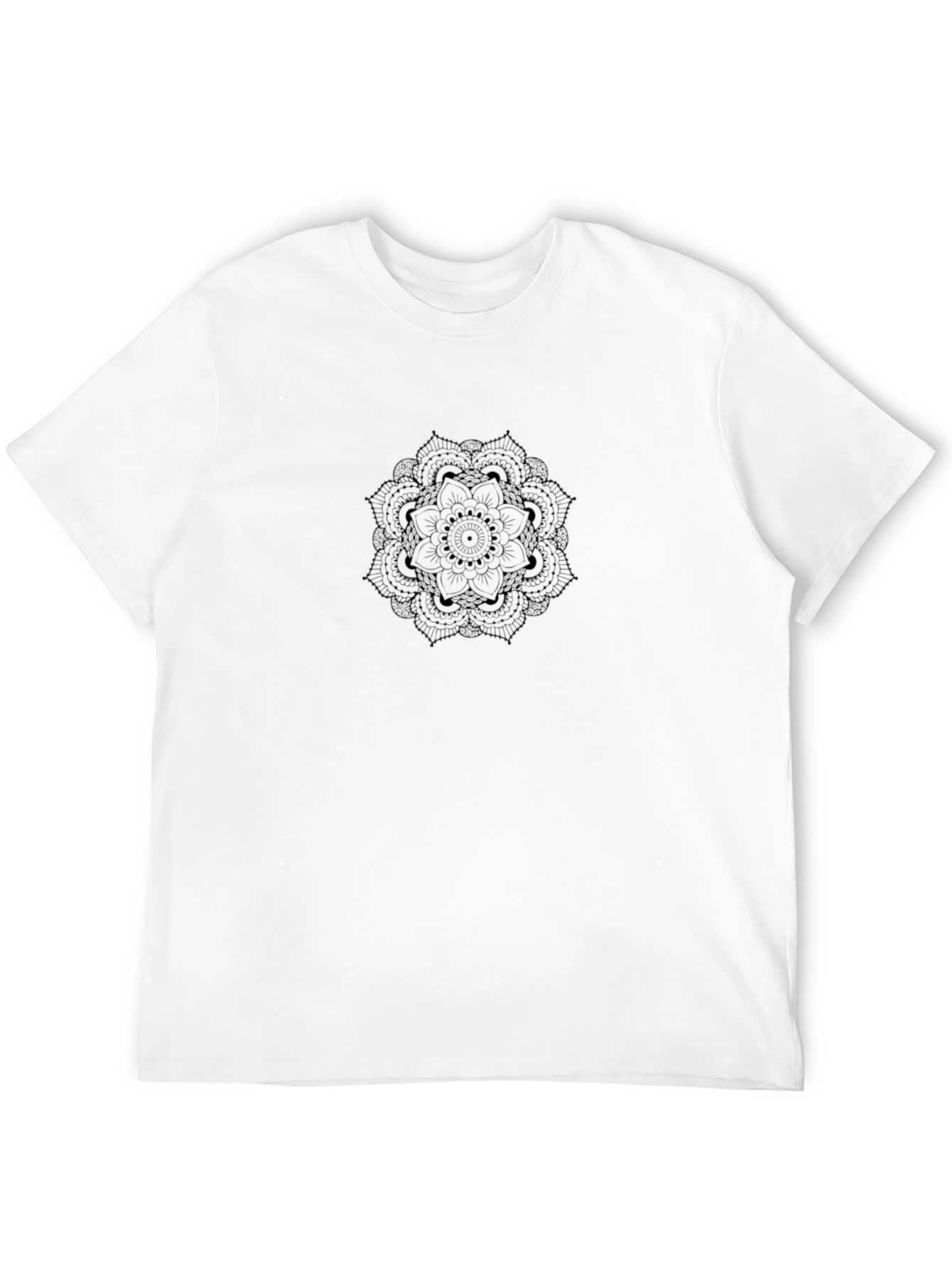 Black Mandala T-Shirt - Classic Comfort