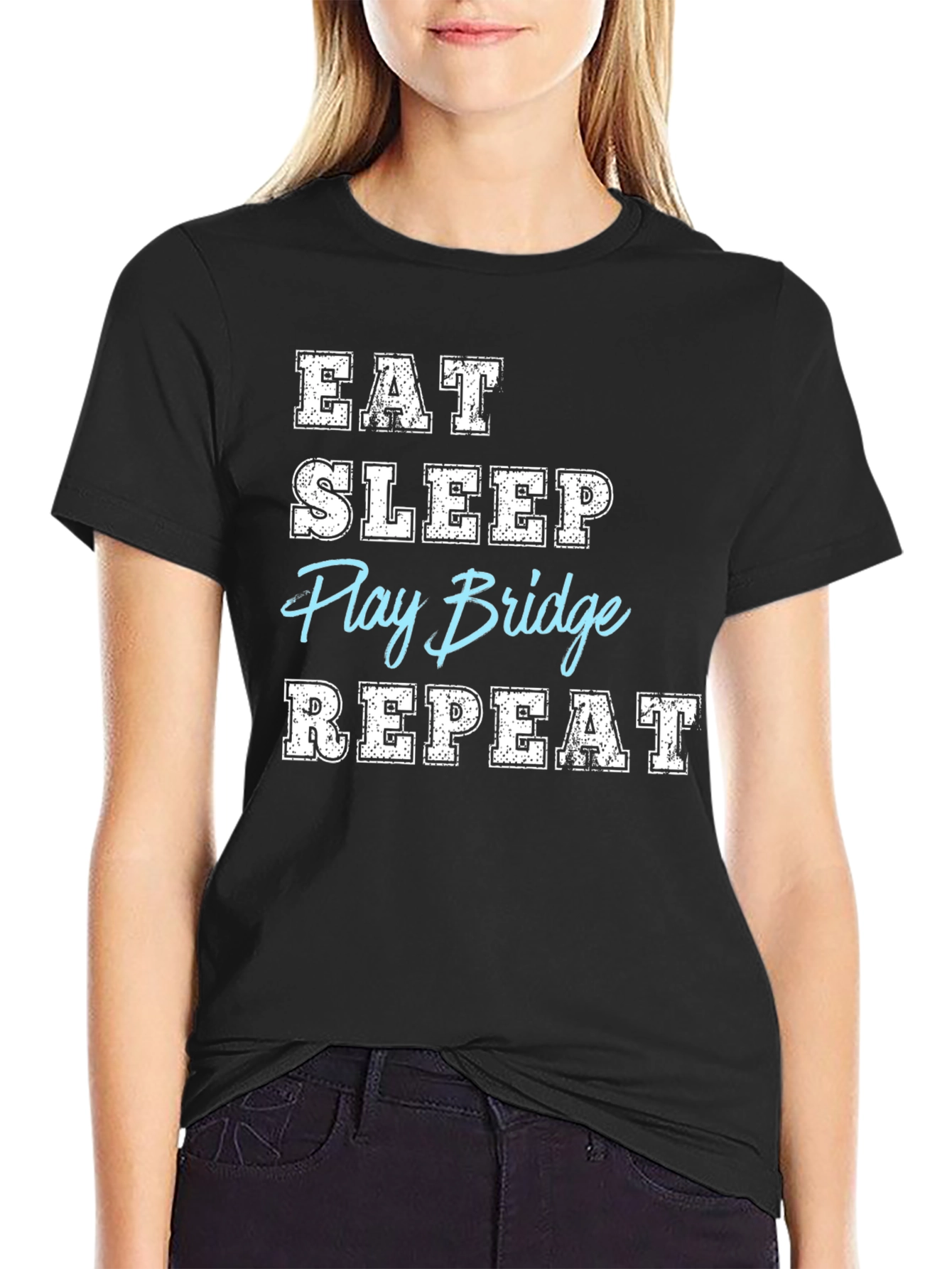 Eat Sleep Play Bridge Repeat T-Shirt