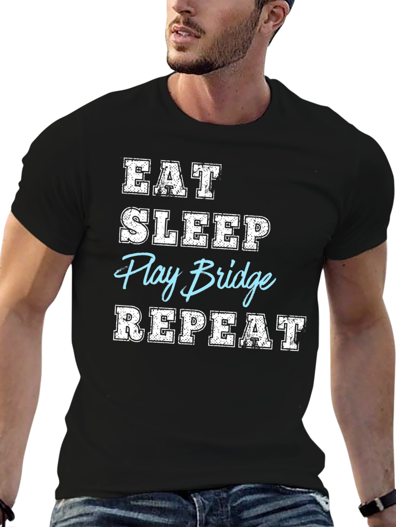 Eat Sleep Play Bridge Repeat T-Shirt