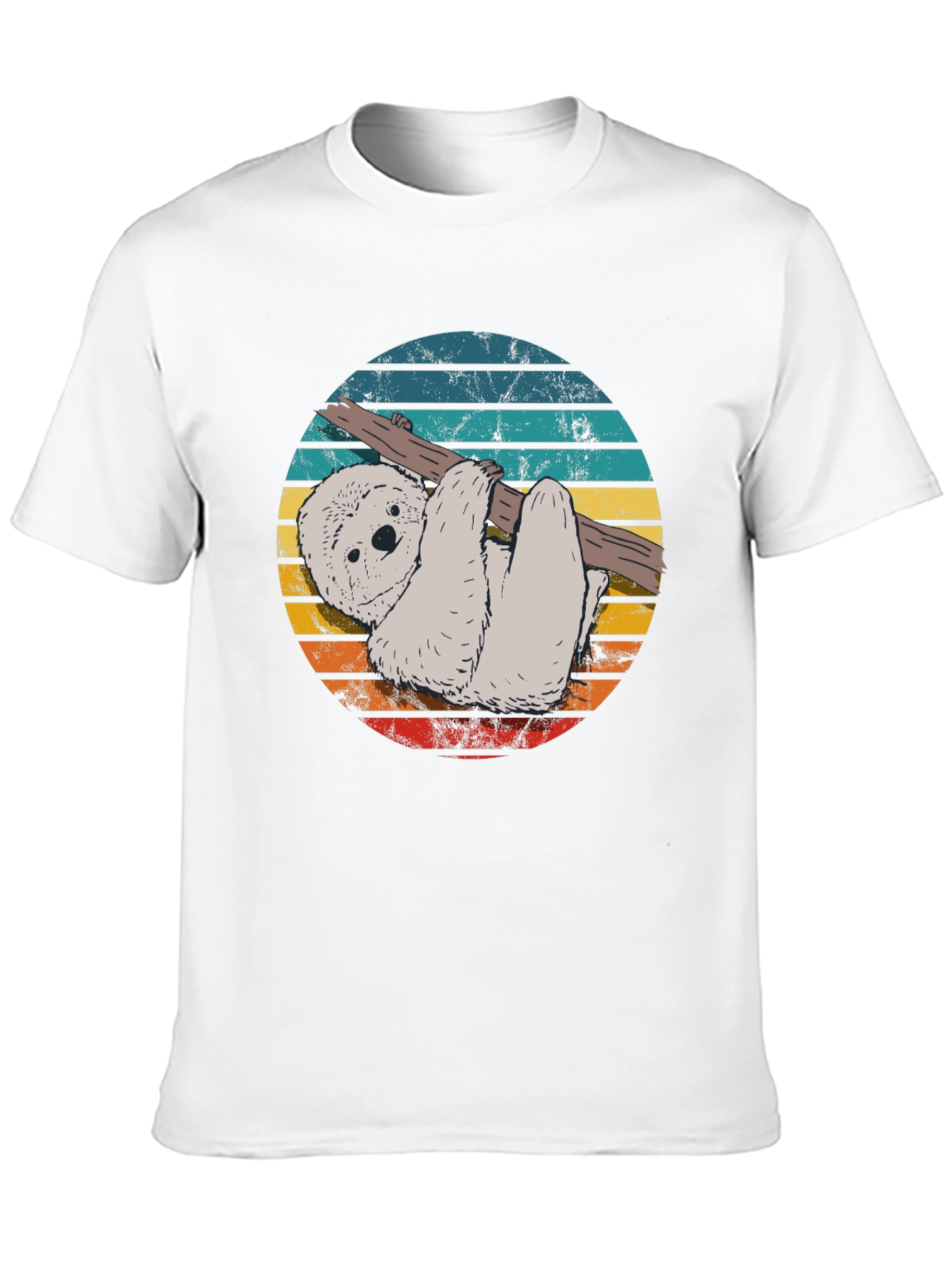 Retro Sloth T-Shirt - Hang Loose