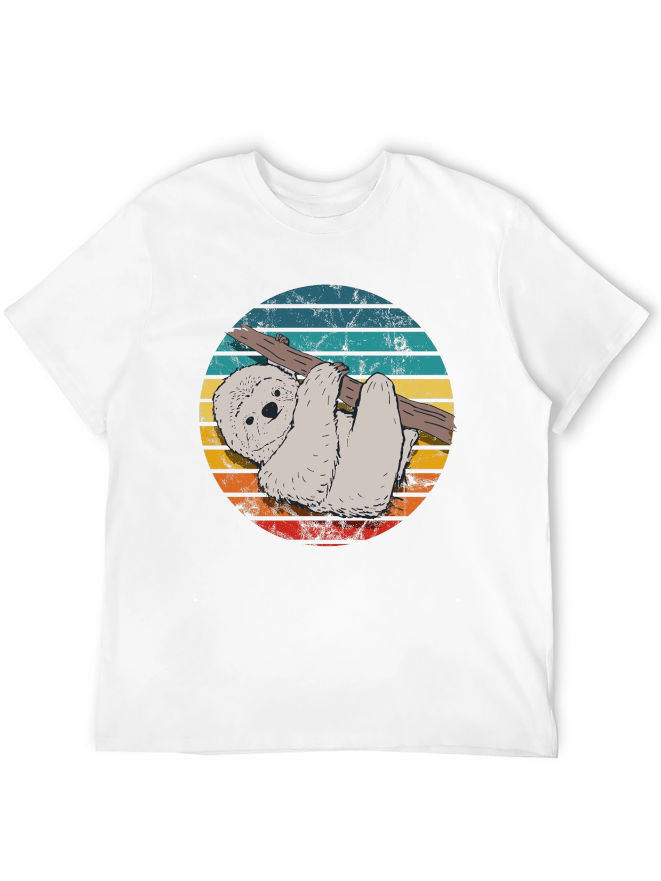 Retro Sloth T-Shirt - Hang Loose