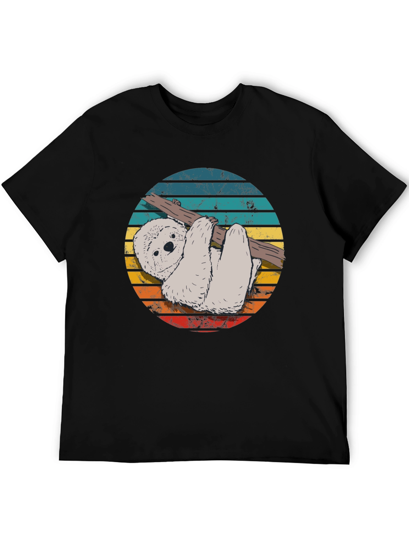Retro Sloth T-Shirt - Hang Loose