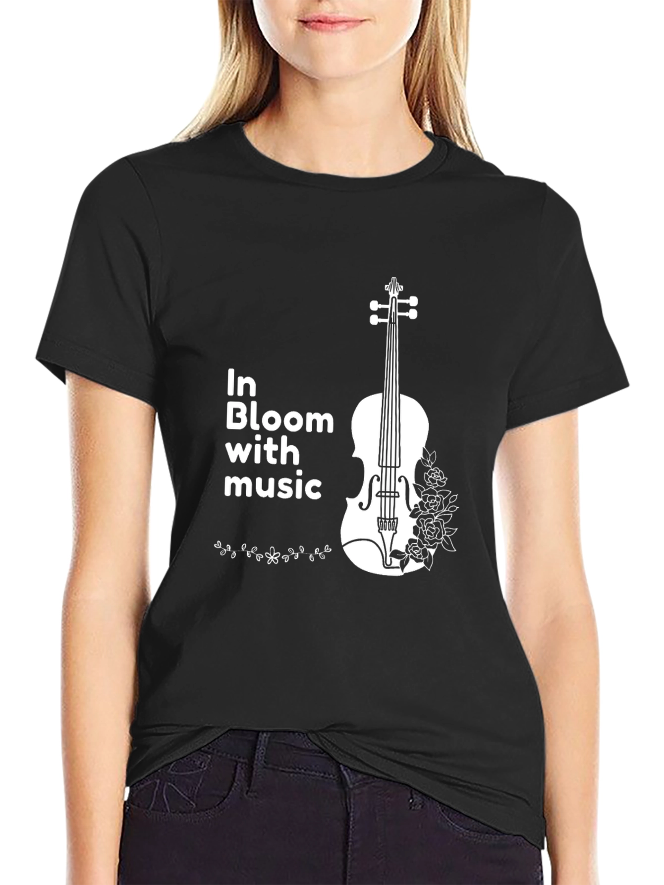 In Bloom With Music Graphic Tee