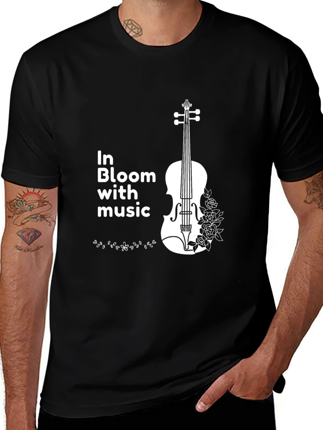 In Bloom With Music Graphic Tee