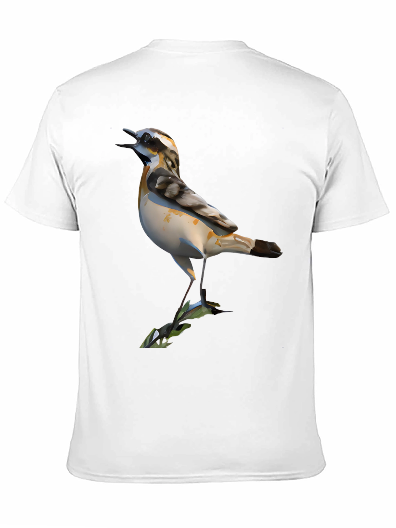 Bird Graphic Black T-Shirt for Men
