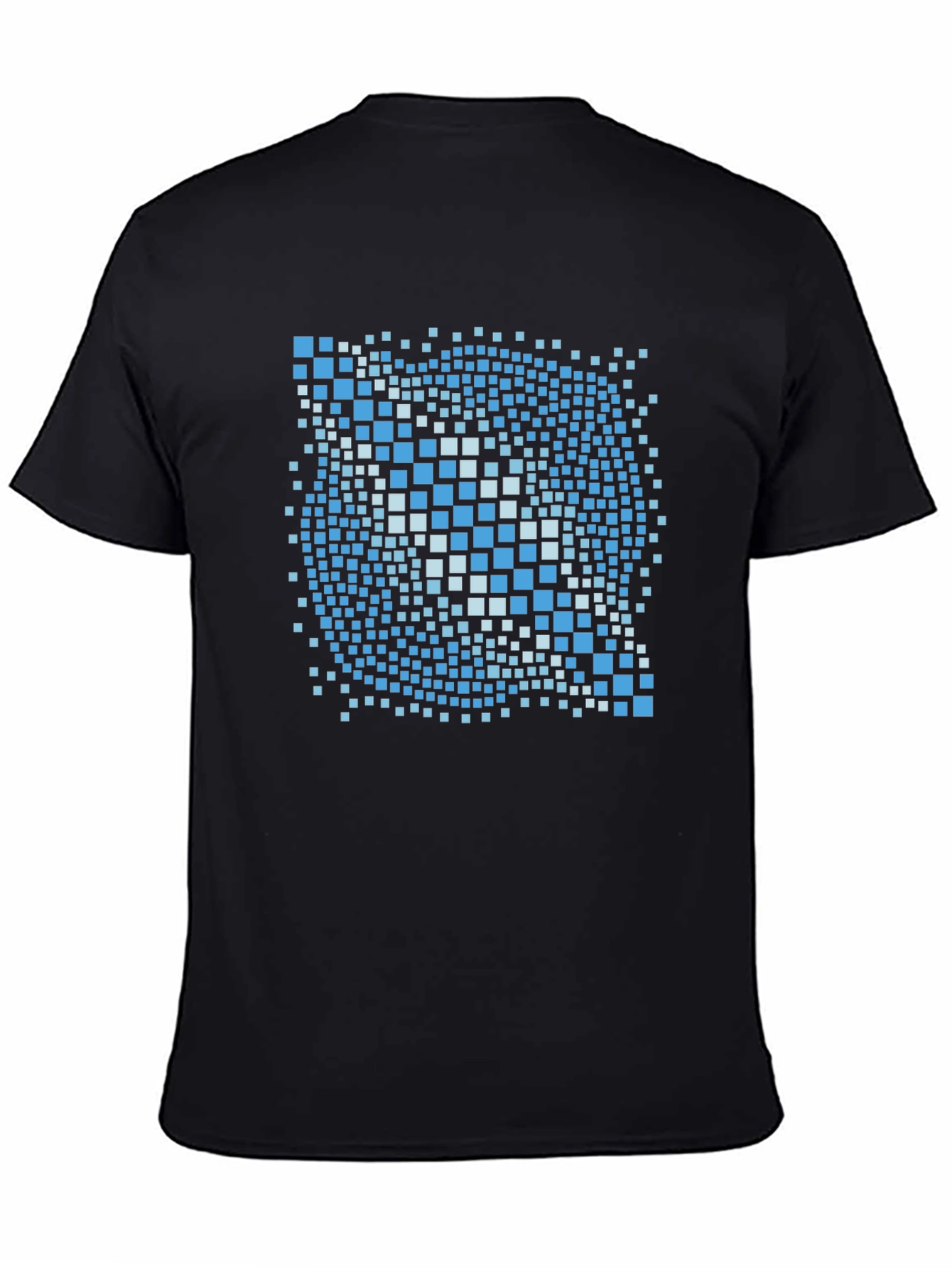 Pixelated Art Black T-Shirt