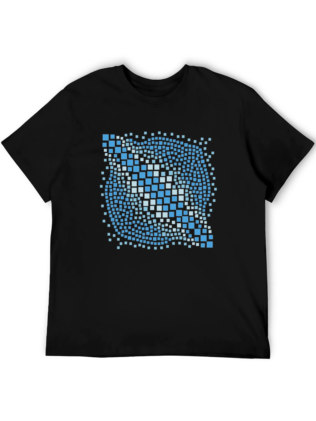 Pixelated Art Black T-Shirt