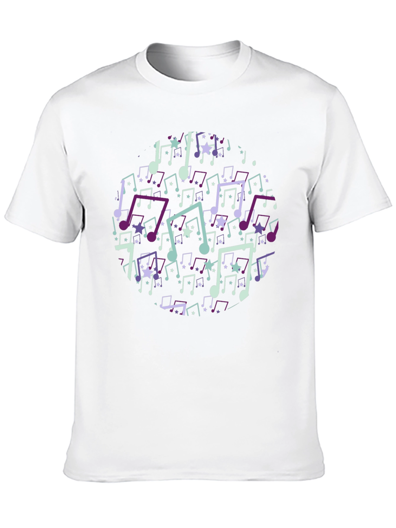Musical Note T-Shirt - Black Cotton Tee