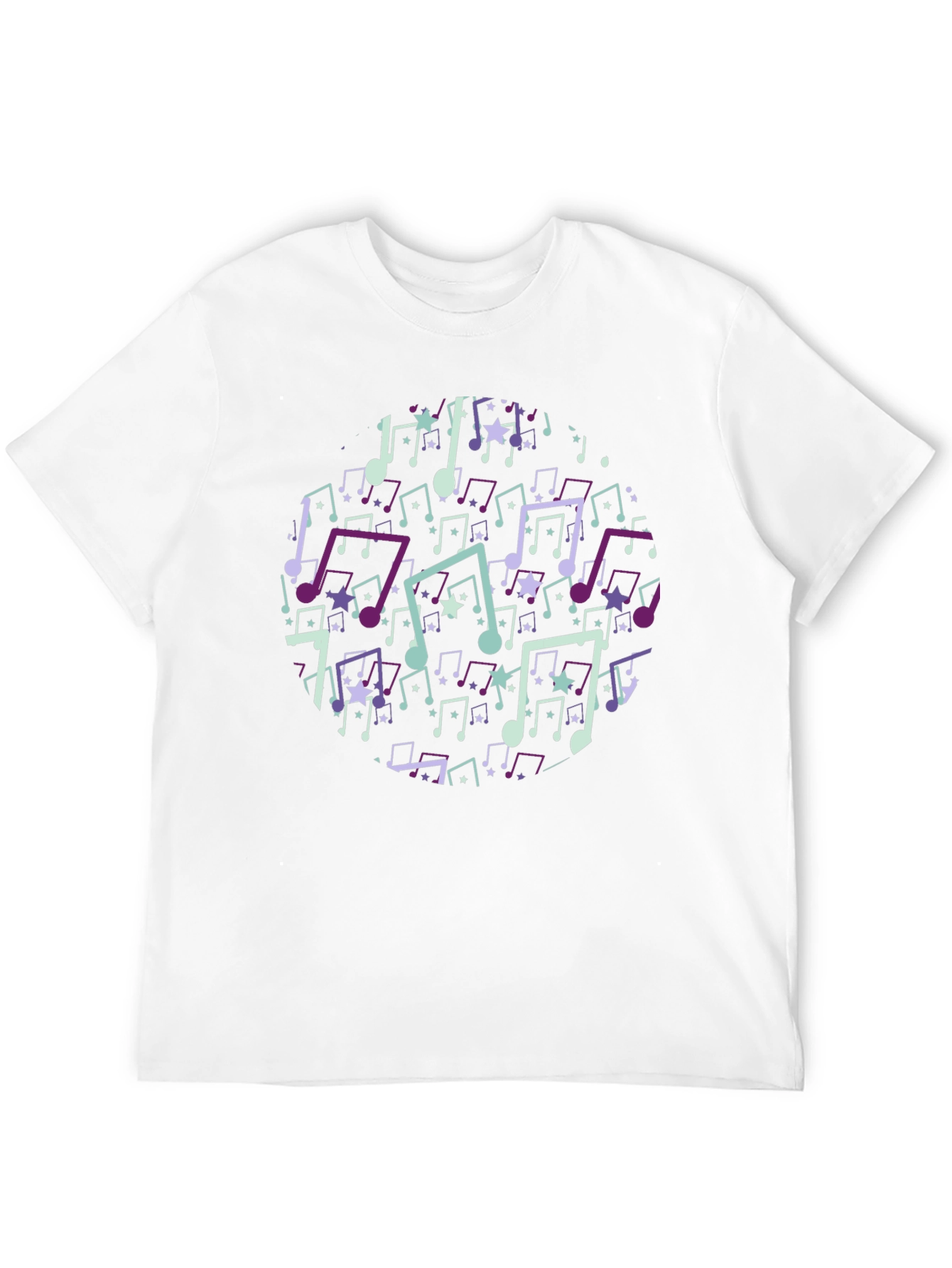 Musical Note T-Shirt - Black Cotton Tee
