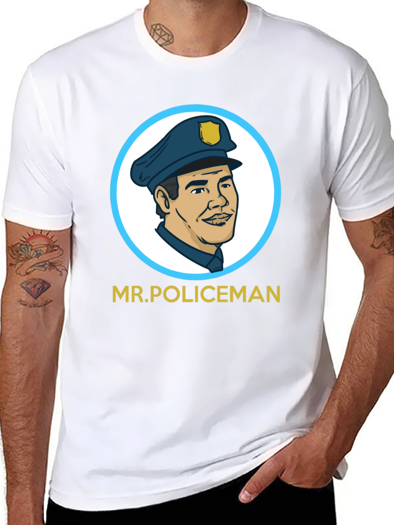 Mr. Policeman Graphic T-Shirt