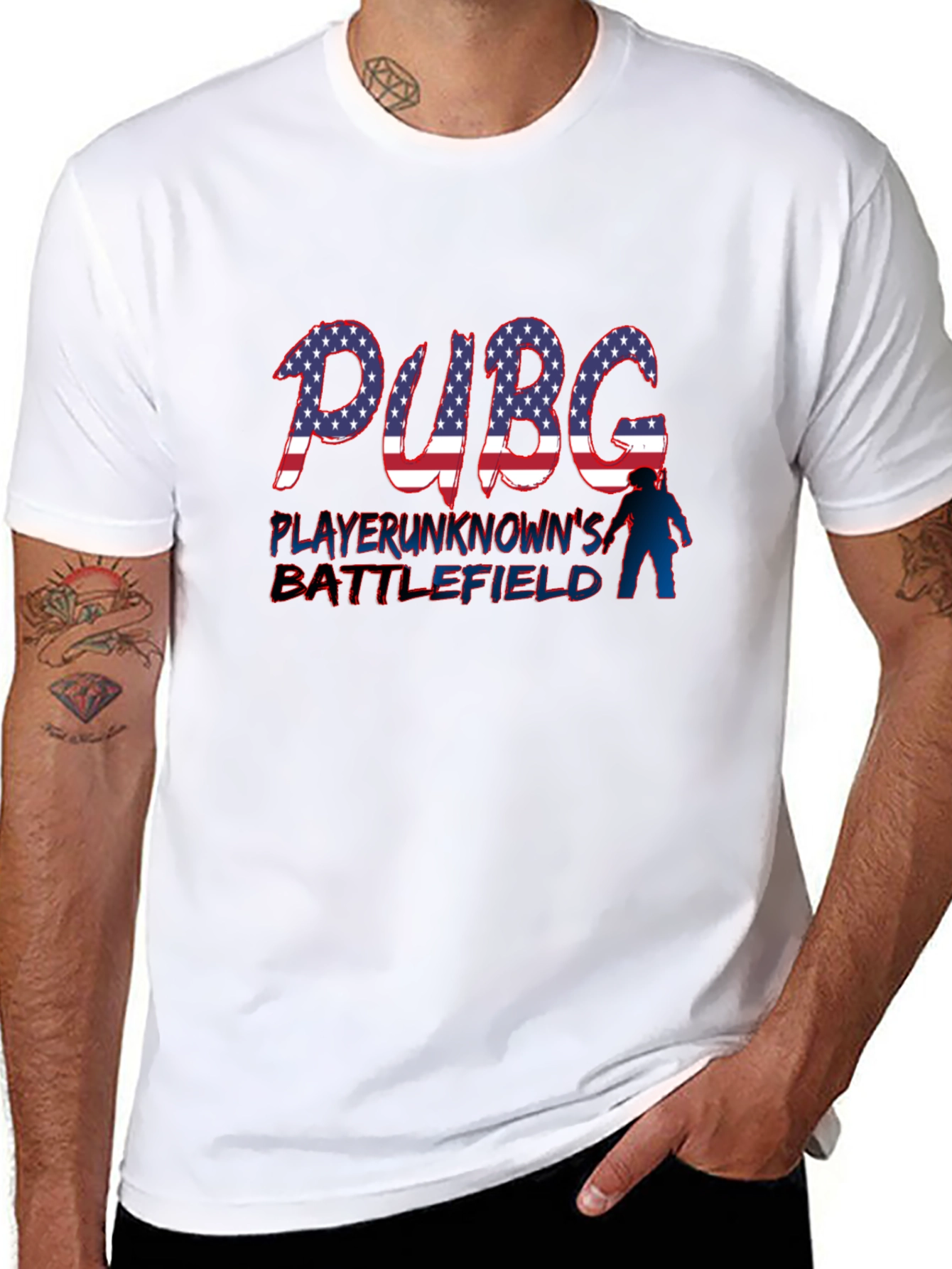 PUBG American Flag T-Shirt