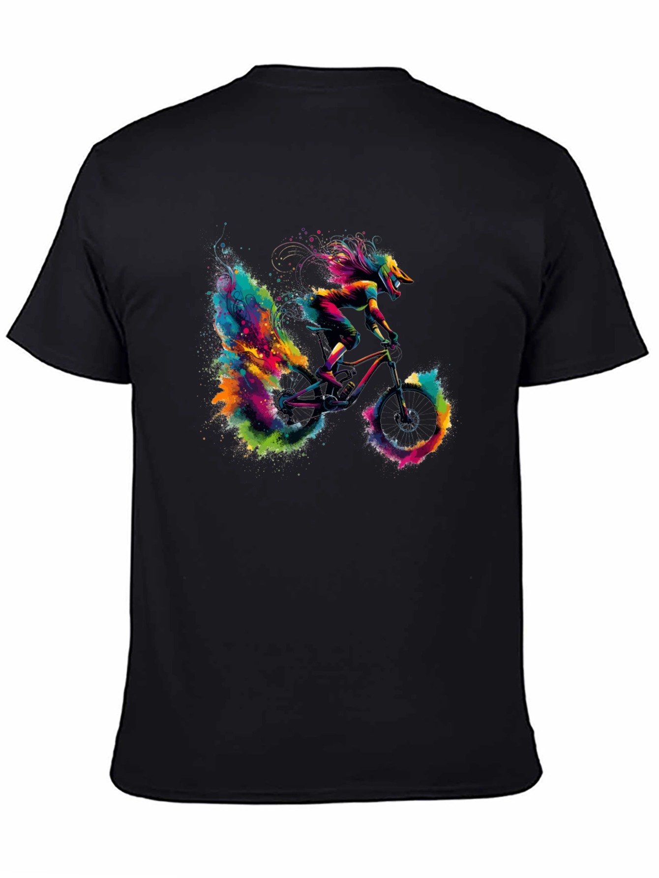 Colorful Mountain Bike T-Shirt