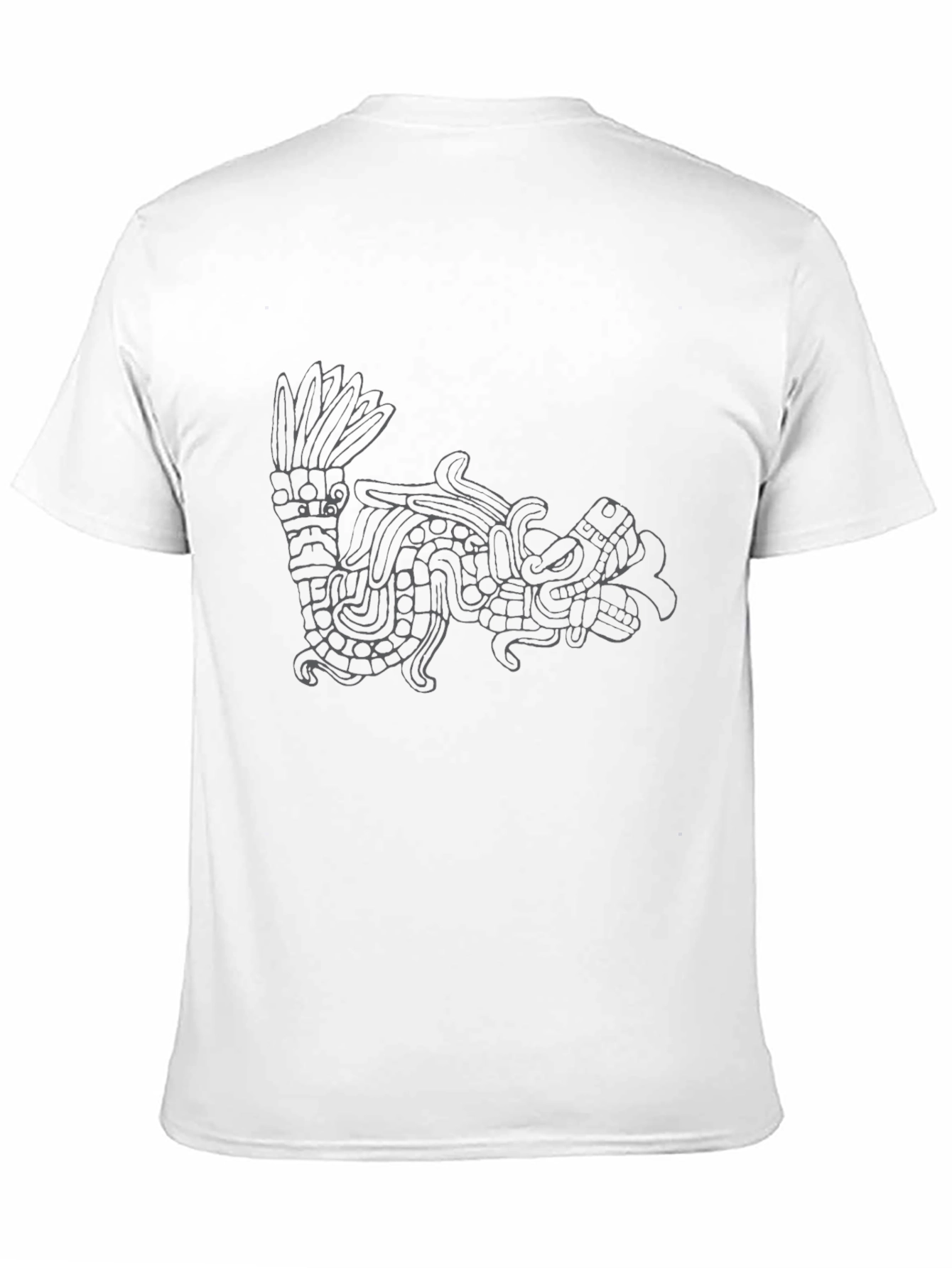 Aztec Serpent Graphic Print T-Shirt