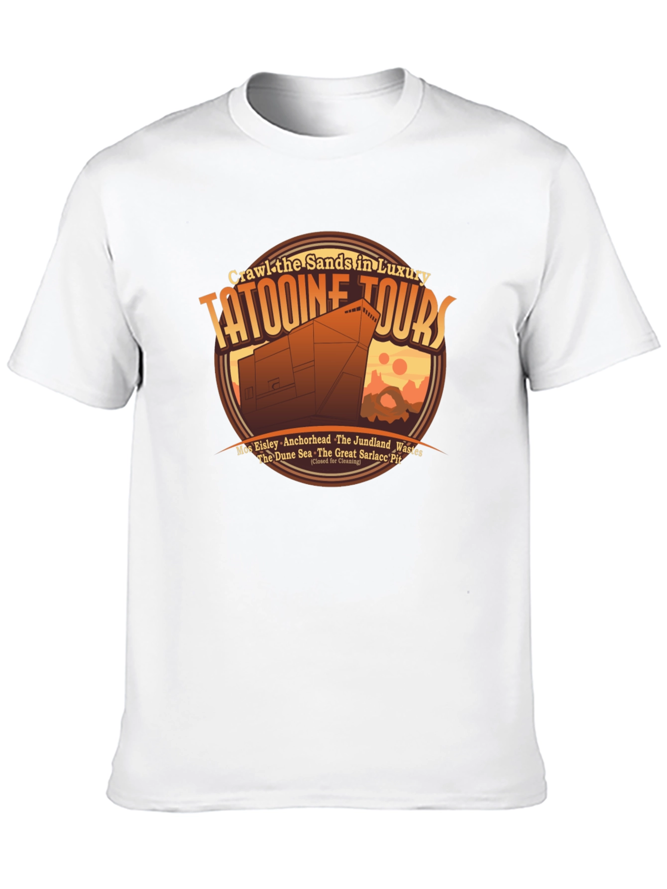 Tatooine Tours T-Shirt - Crawl the Sands in Luxury