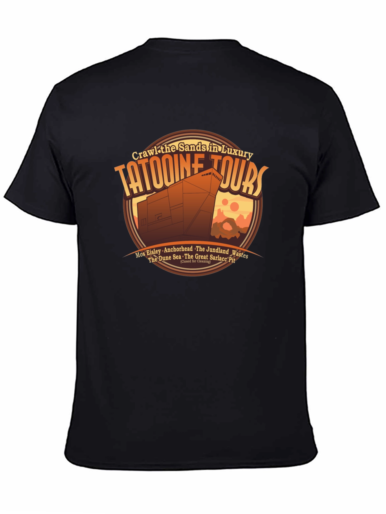 Tatooine Tours T-Shirt - Crawl the Sands in Luxury