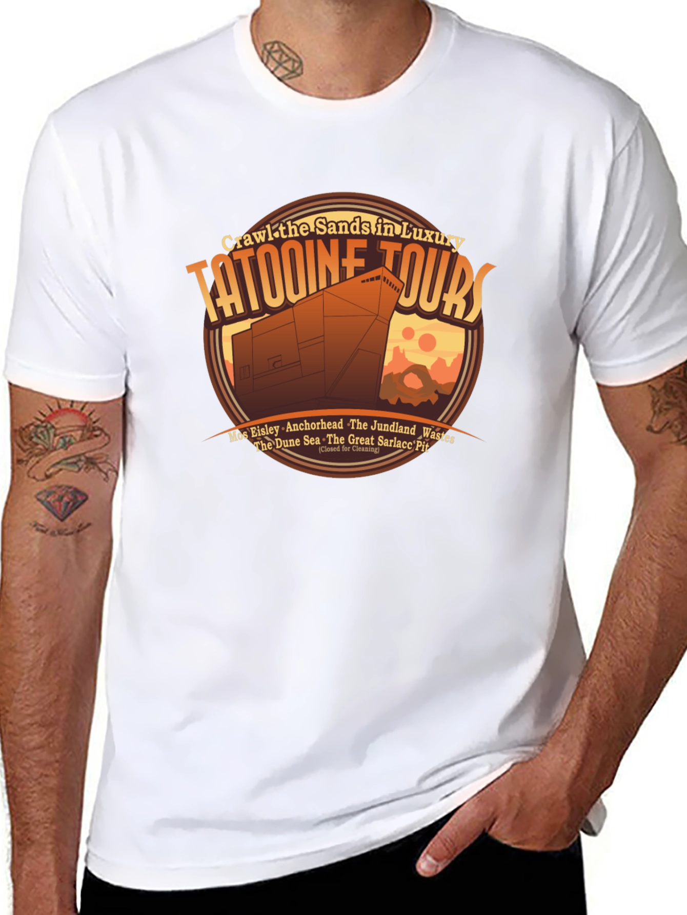 Tatooine Tours T-Shirt - Crawl the Sands in Luxury