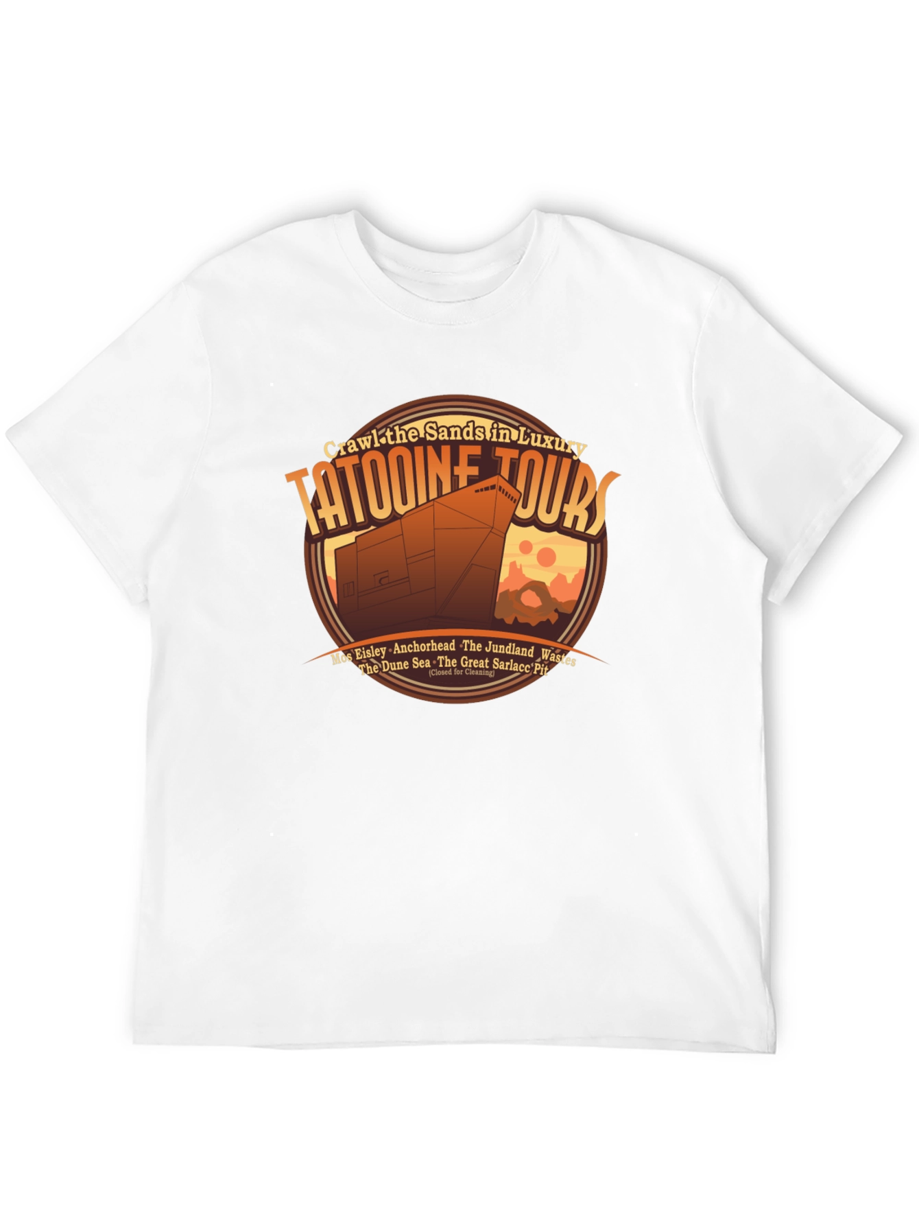 Tatooine Tours T-Shirt - Crawl the Sands in Luxury