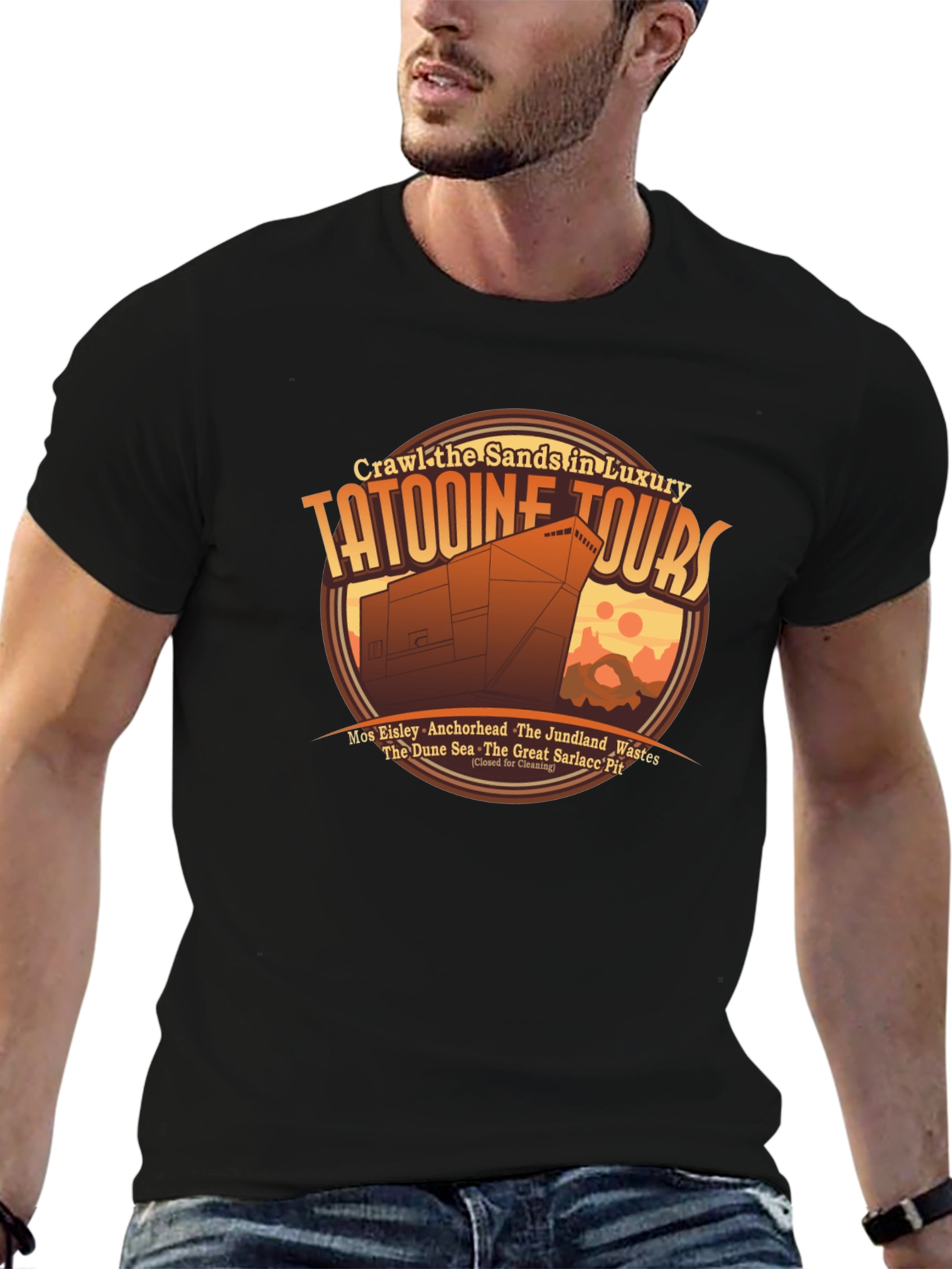 Tatooine Tours T-Shirt - Crawl the Sands in Luxury