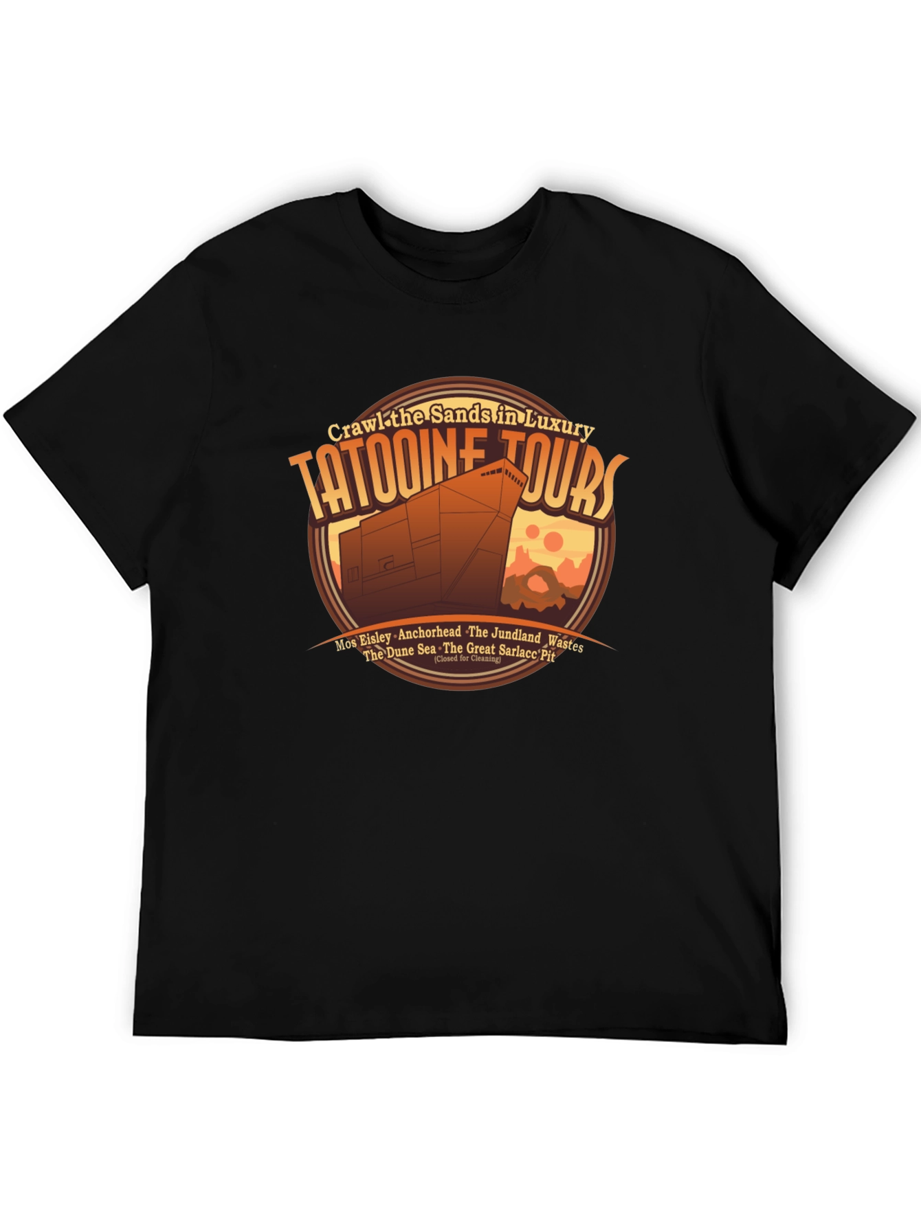 Tatooine Tours T-Shirt - Crawl the Sands in Luxury