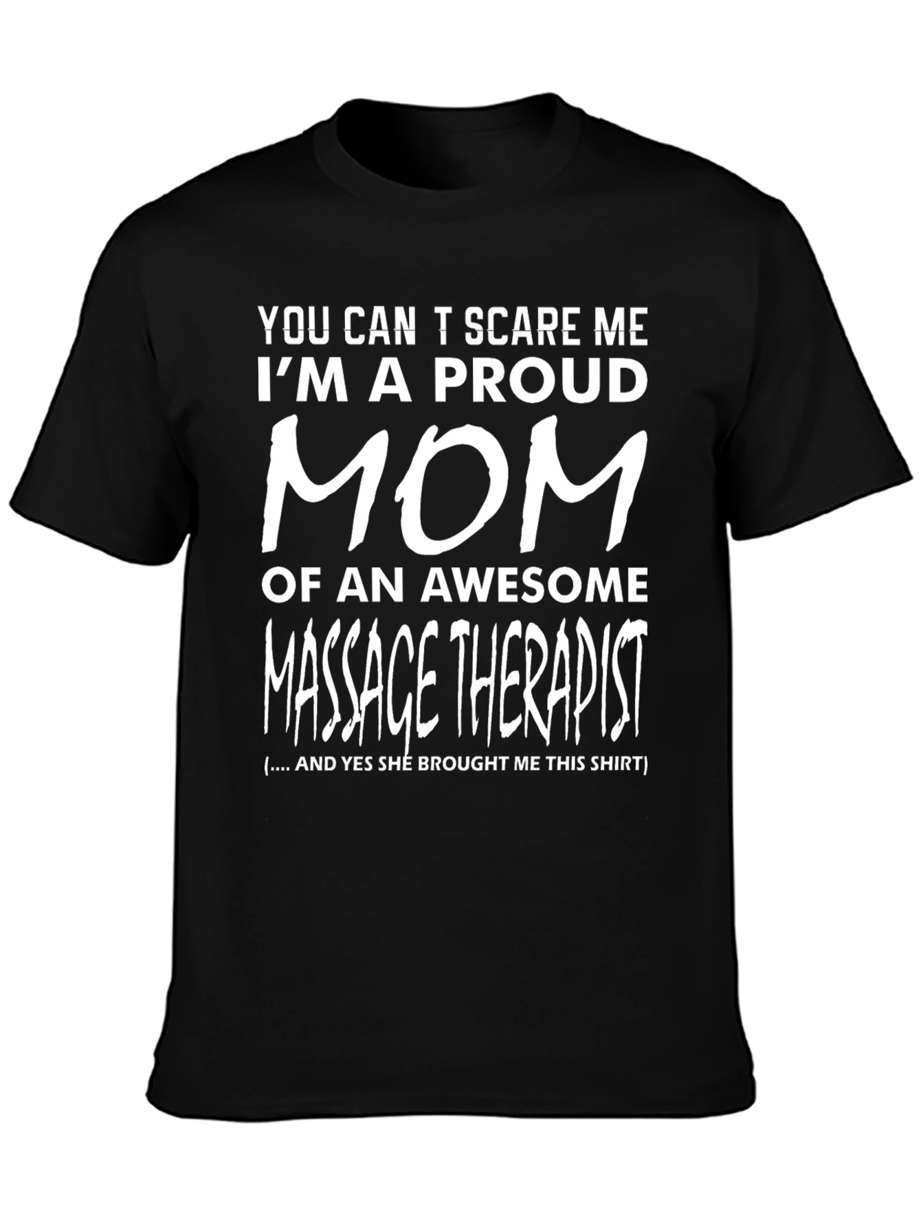 Proud Mom of Awesome Massage Therapist T-Shirt
