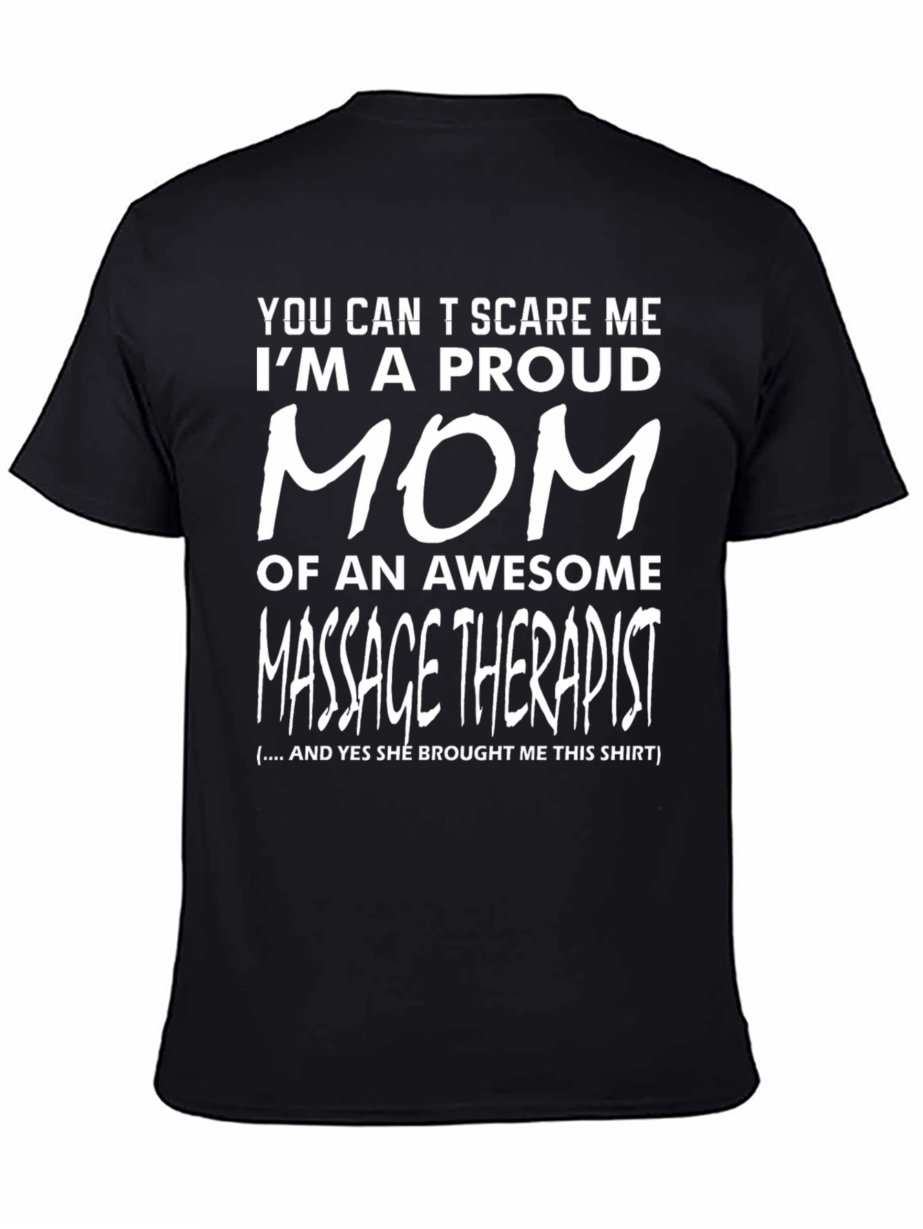 Proud Mom of Awesome Massage Therapist T-Shirt
