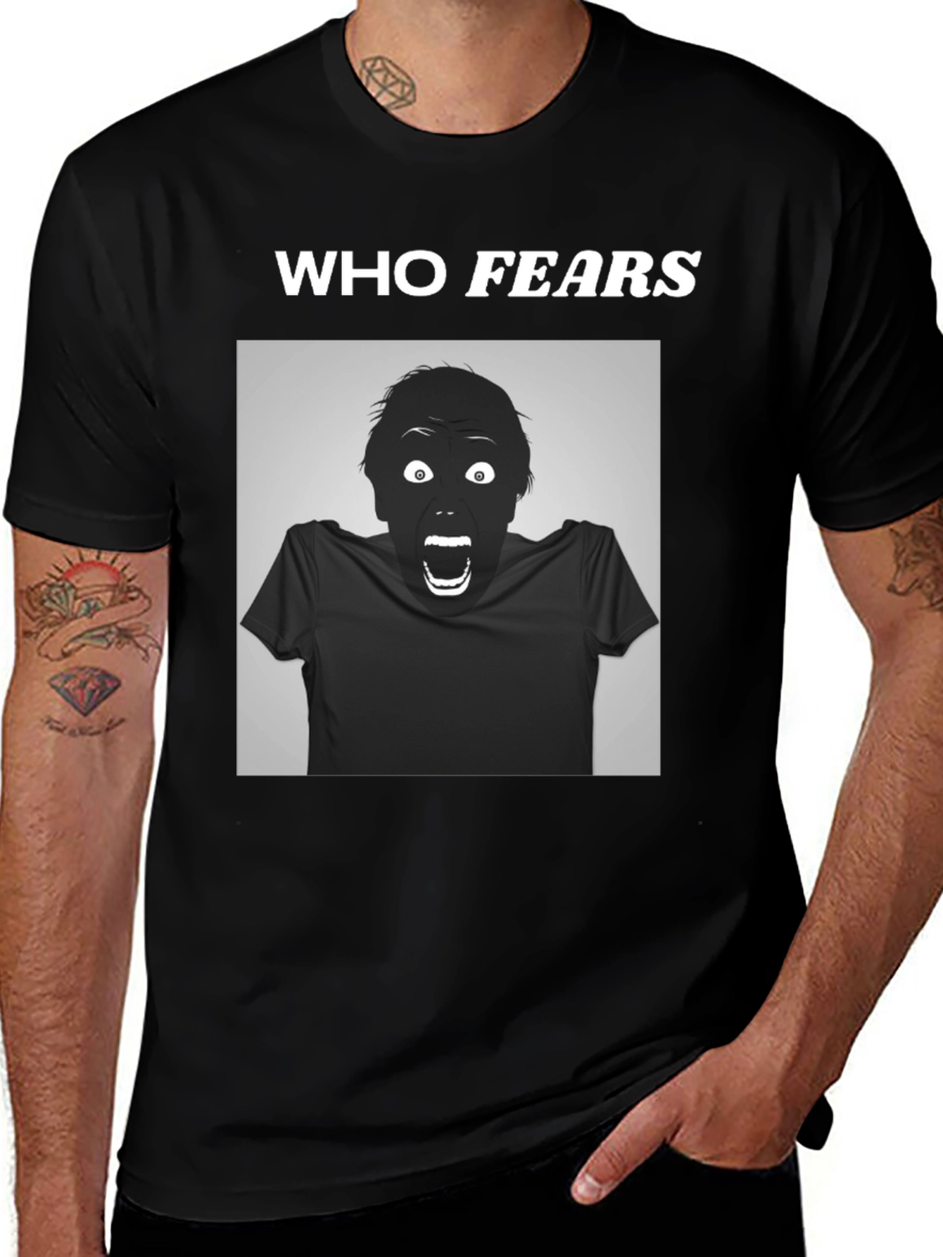 Who Fears Graphic Tee - Spooky Season Ready