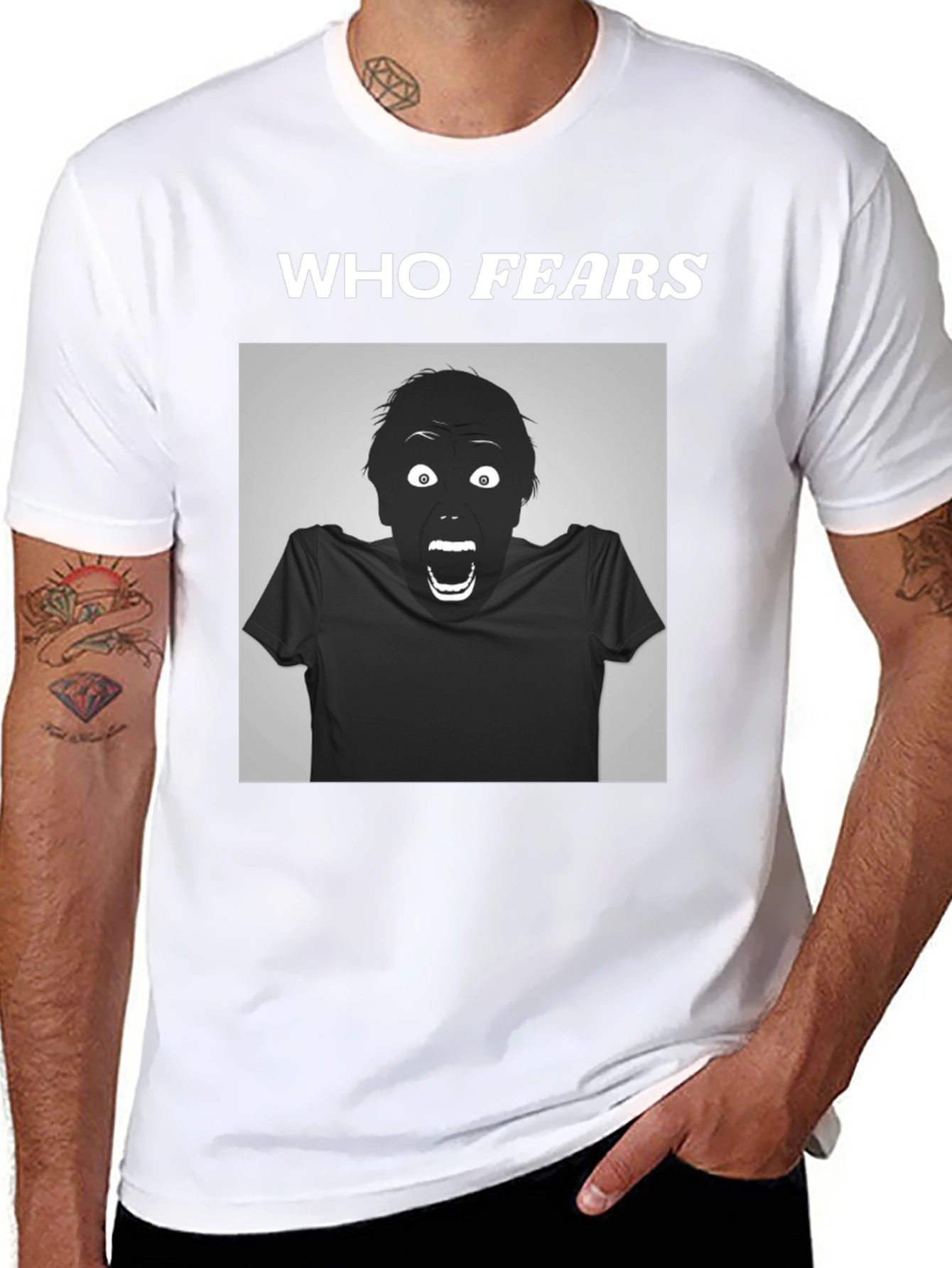 Who Fears Graphic Tee - Spooky Season Ready
