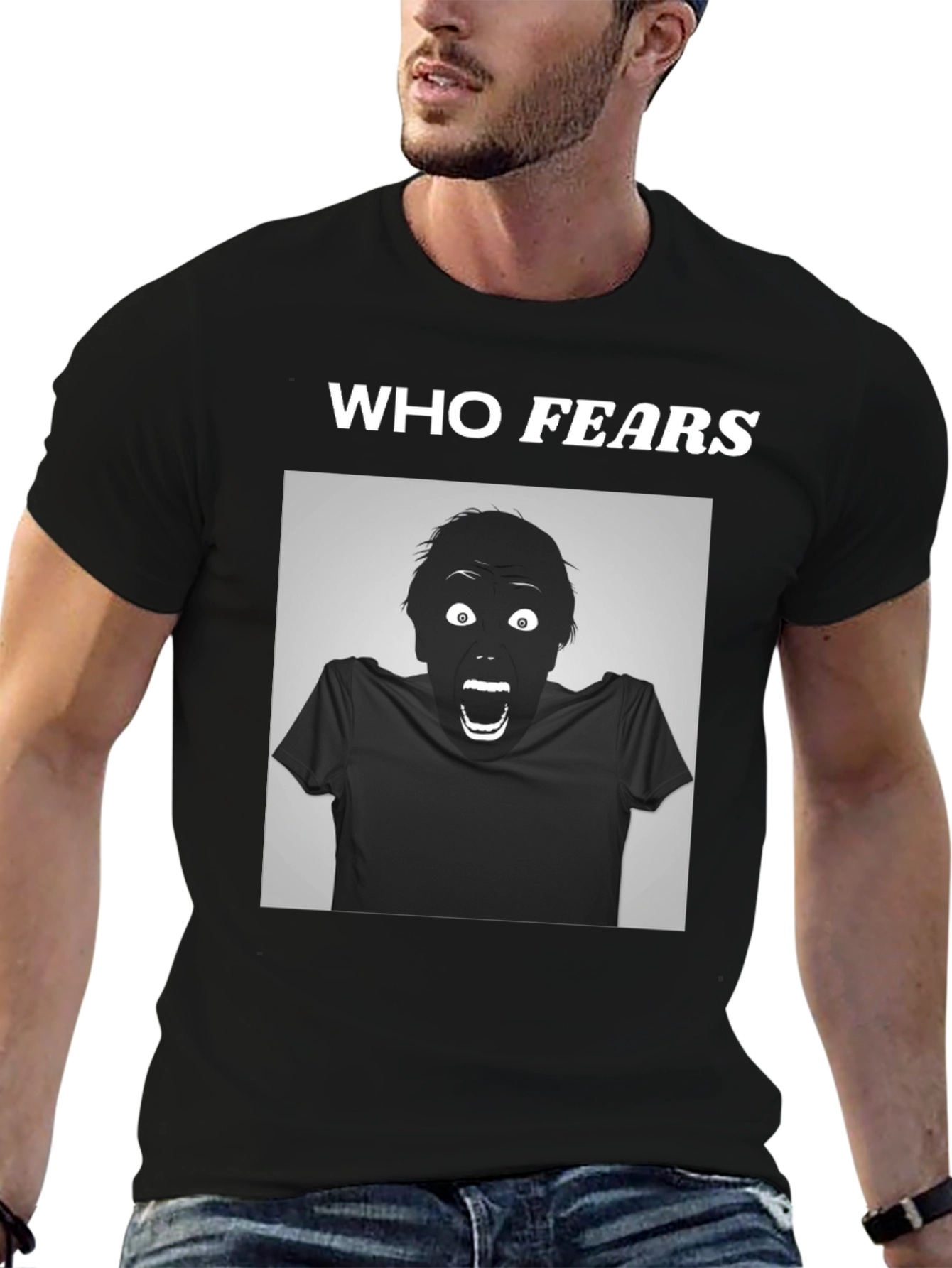 Who Fears Graphic Tee - Spooky Season Ready