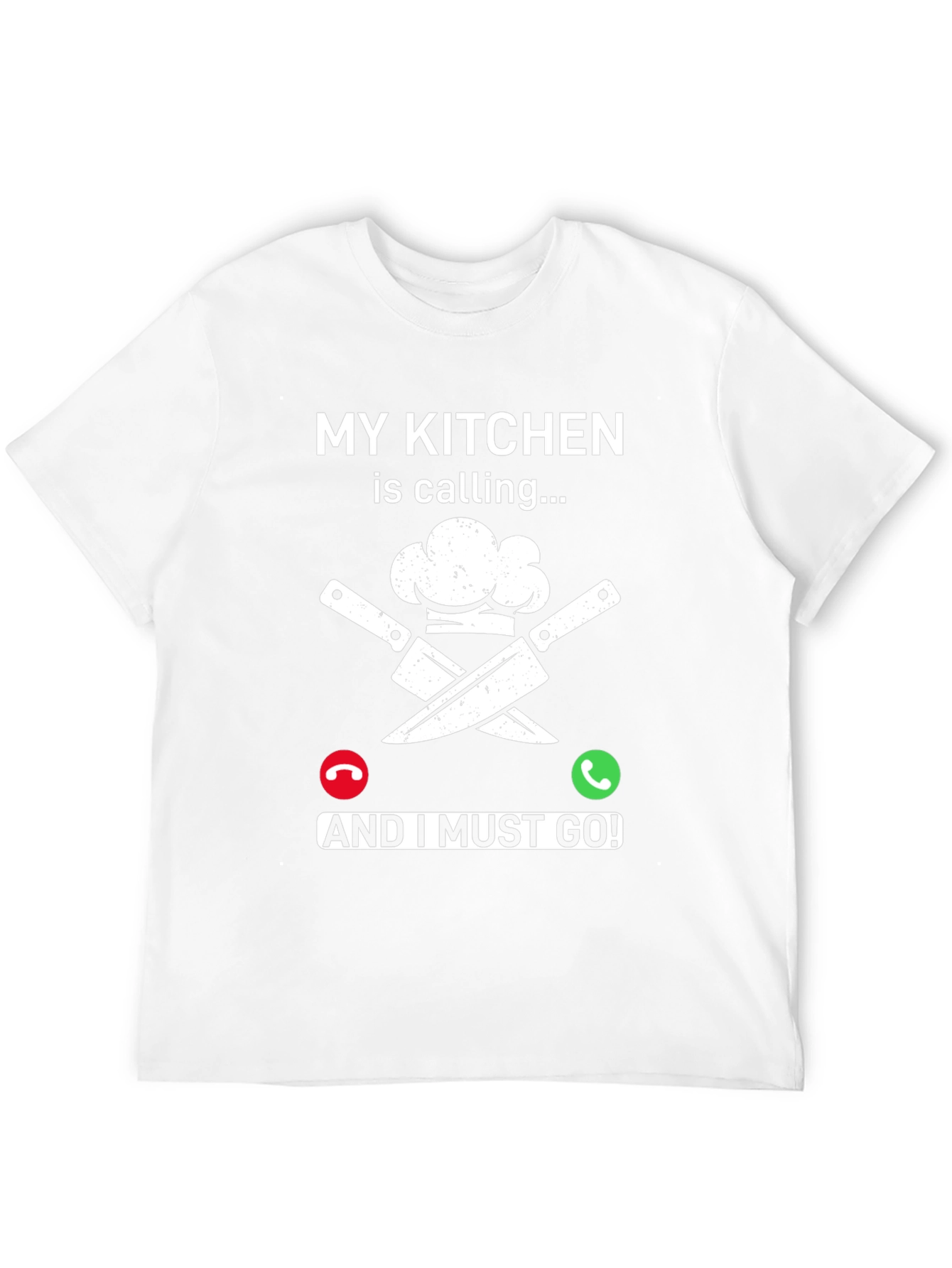My Kitchen Is Calling Black T-Shirt