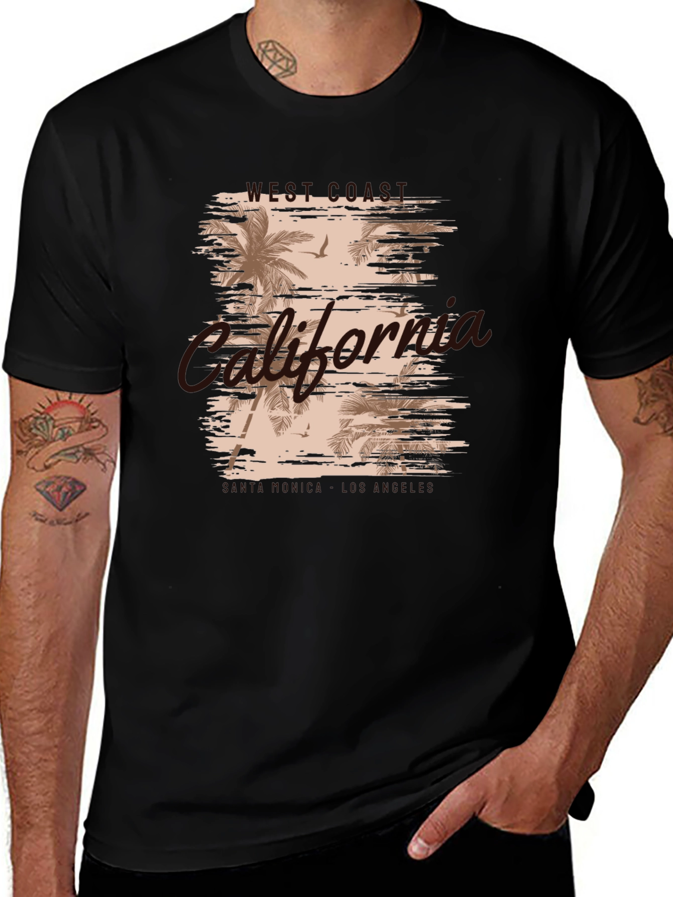 West Coast California Palm Tee